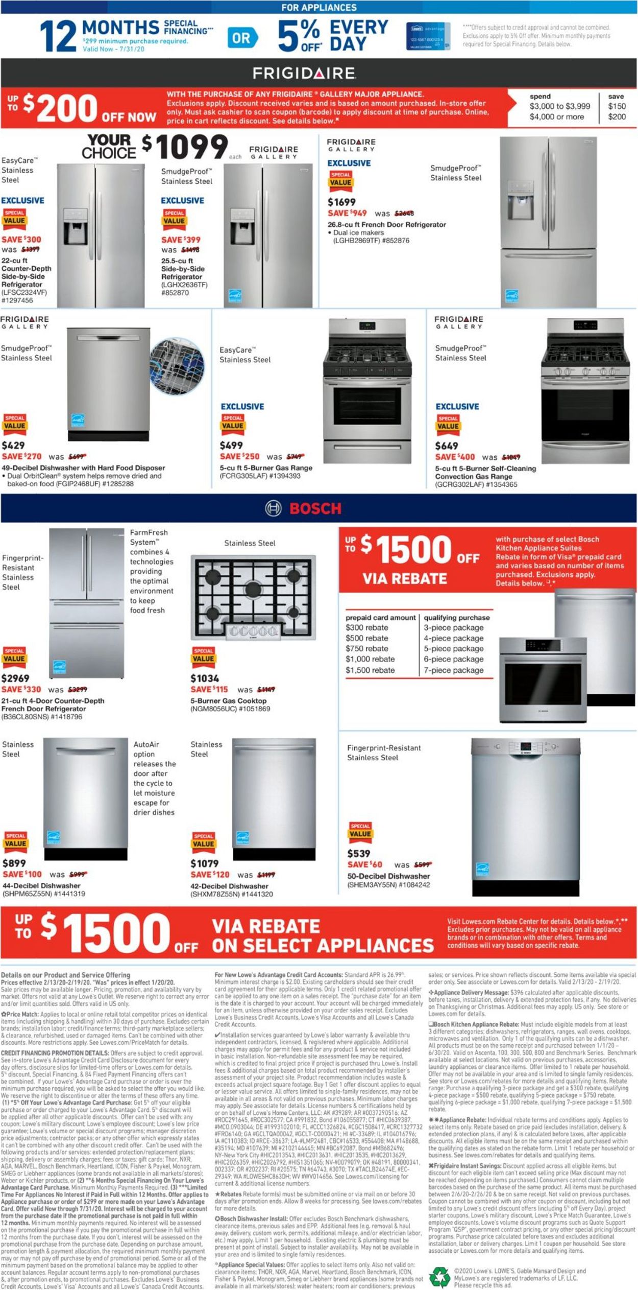 Catalogue Lowe's from 02/13/2020