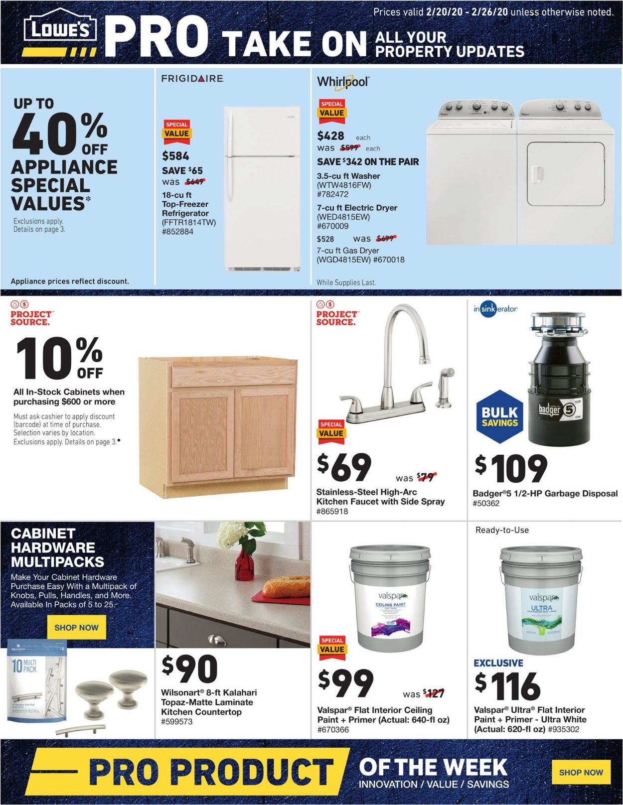 Catalogue Lowe's from 02/20/2020