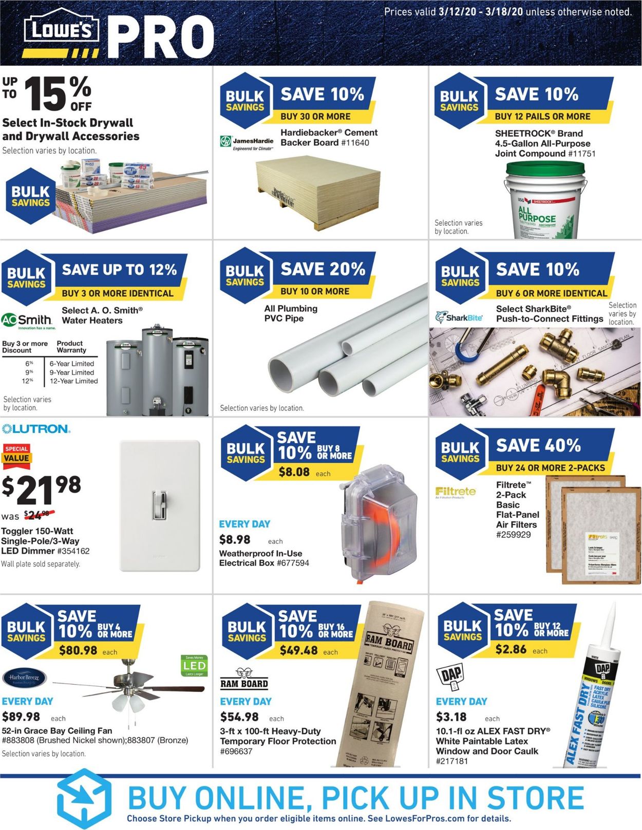 Catalogue Lowe's from 03/12/2020