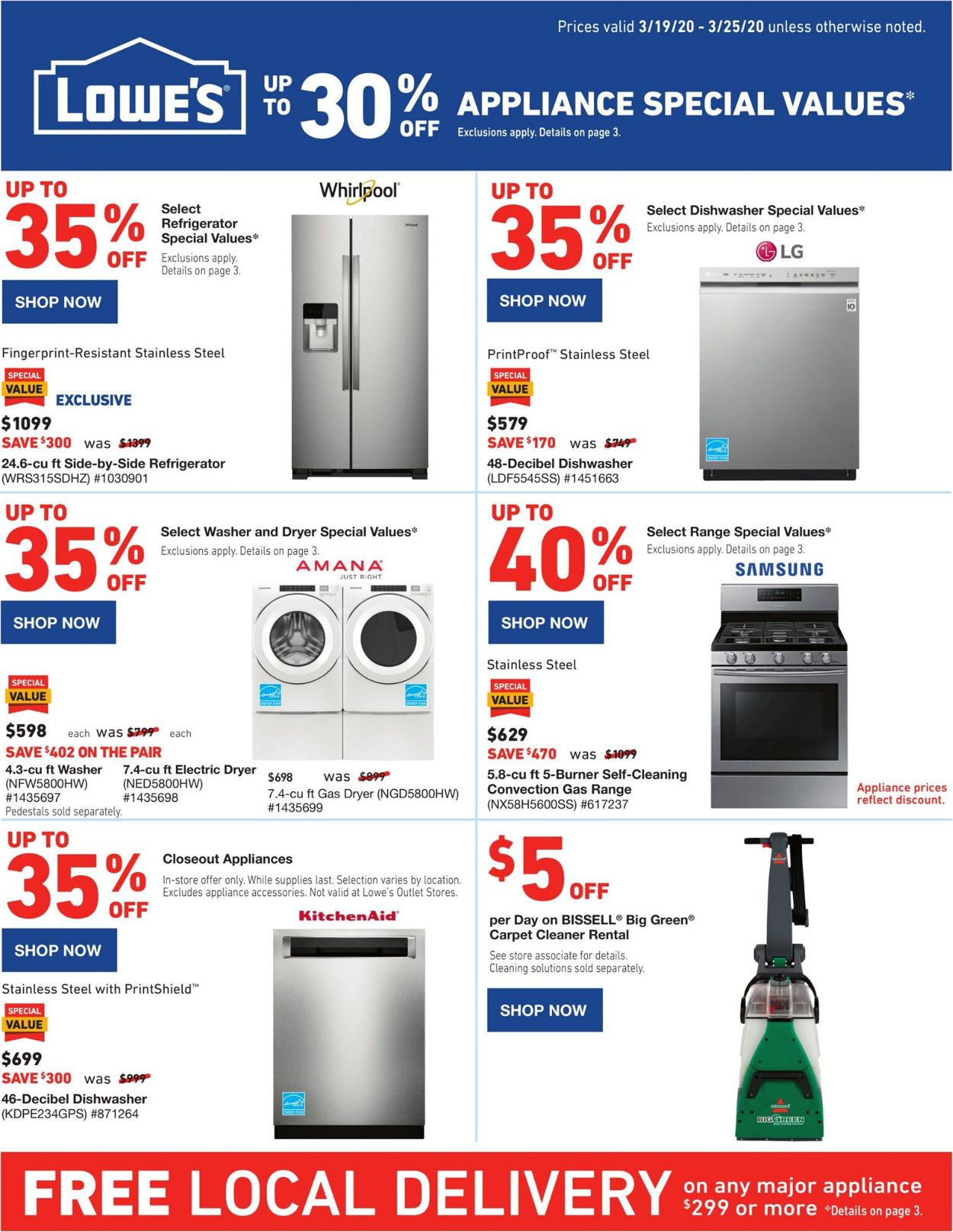 Catalogue Lowe's from 03/19/2020