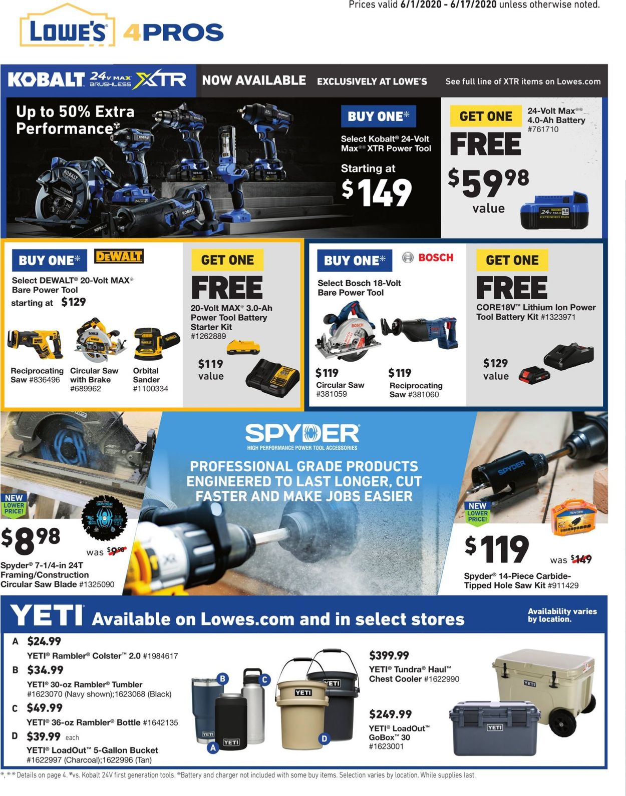 Catalogue Lowe's from 06/01/2020