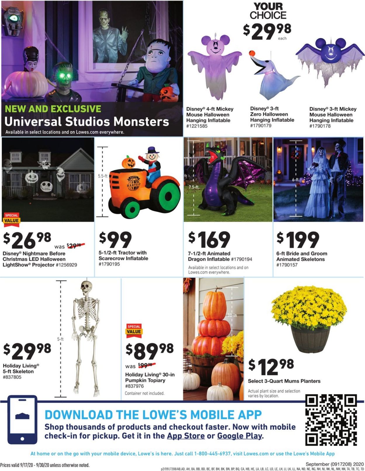 Catalogue Lowe's from 09/17/2020