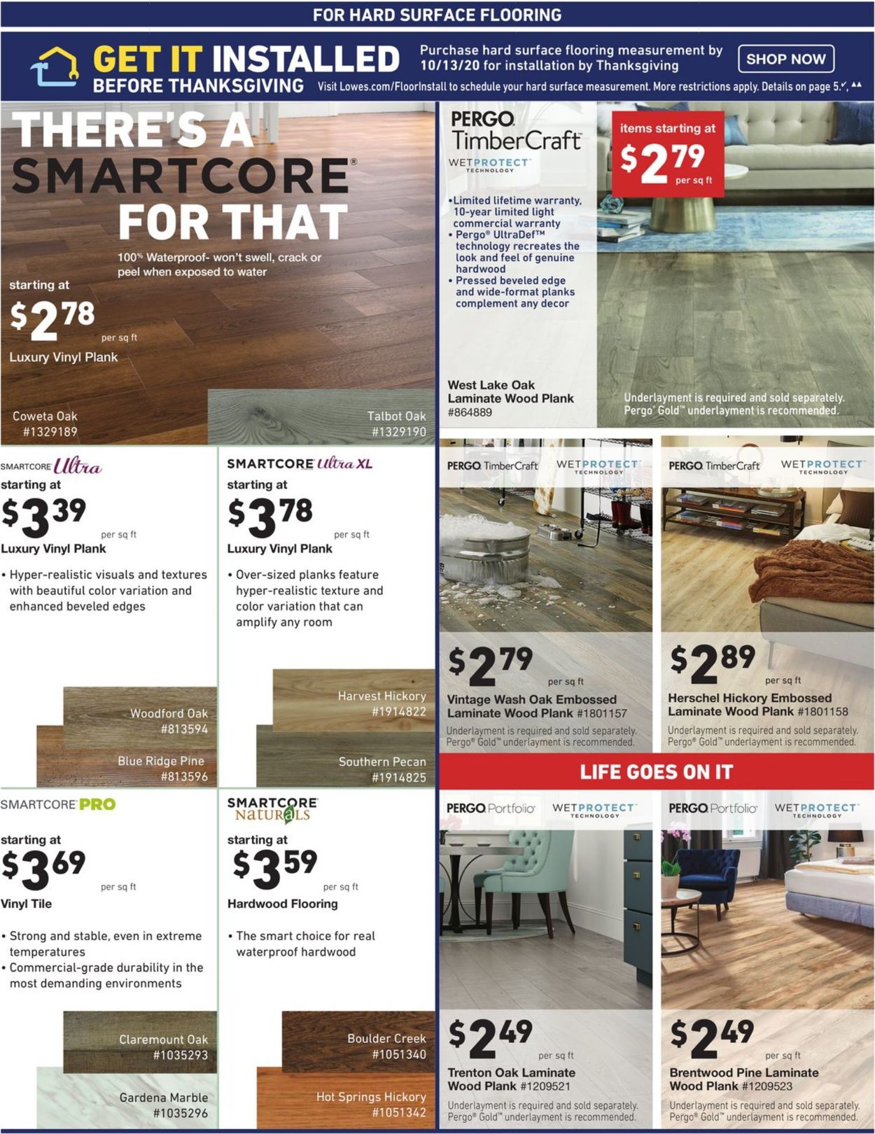 Catalogue Lowe's from 10/08/2020