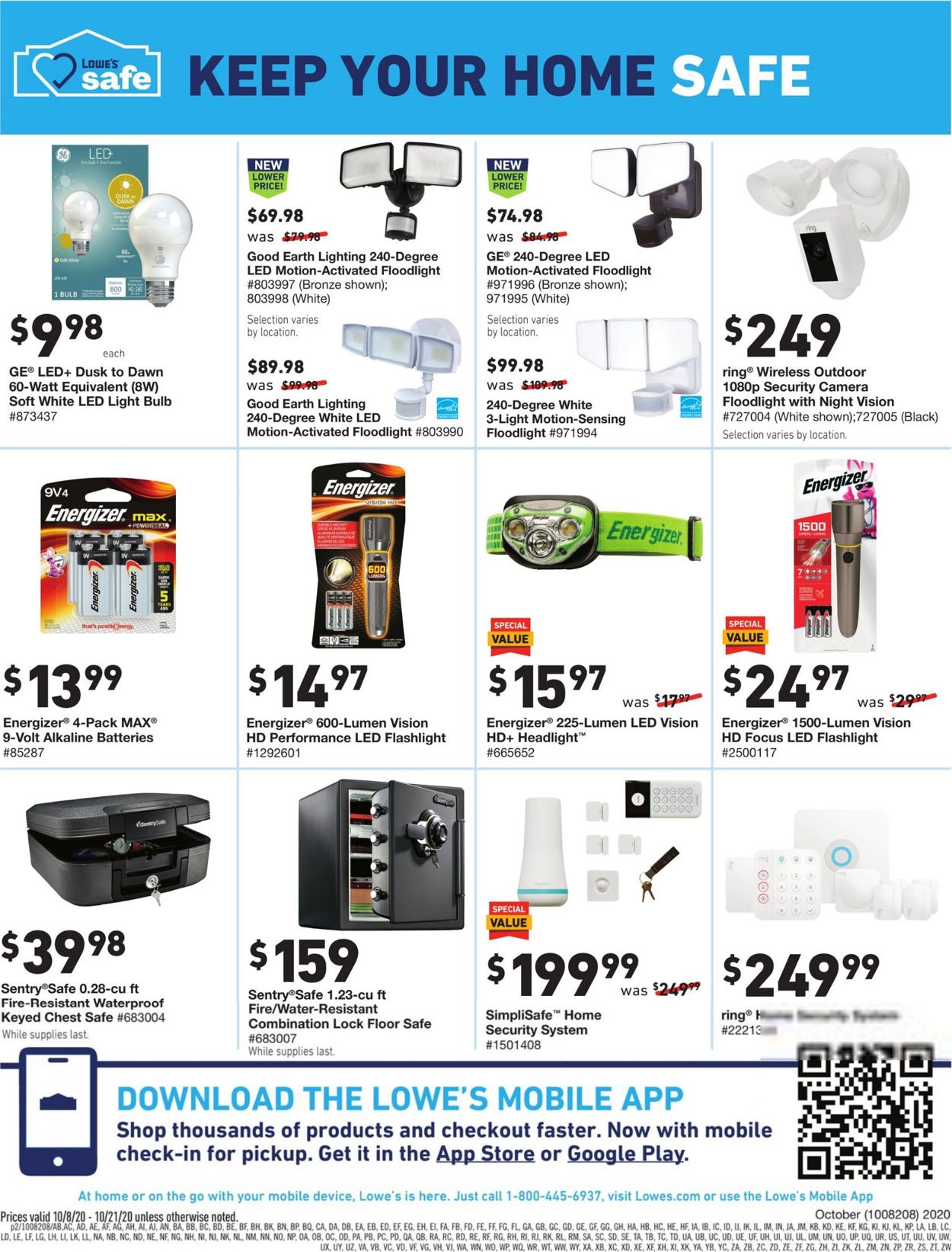 Catalogue Lowe's from 10/08/2020
