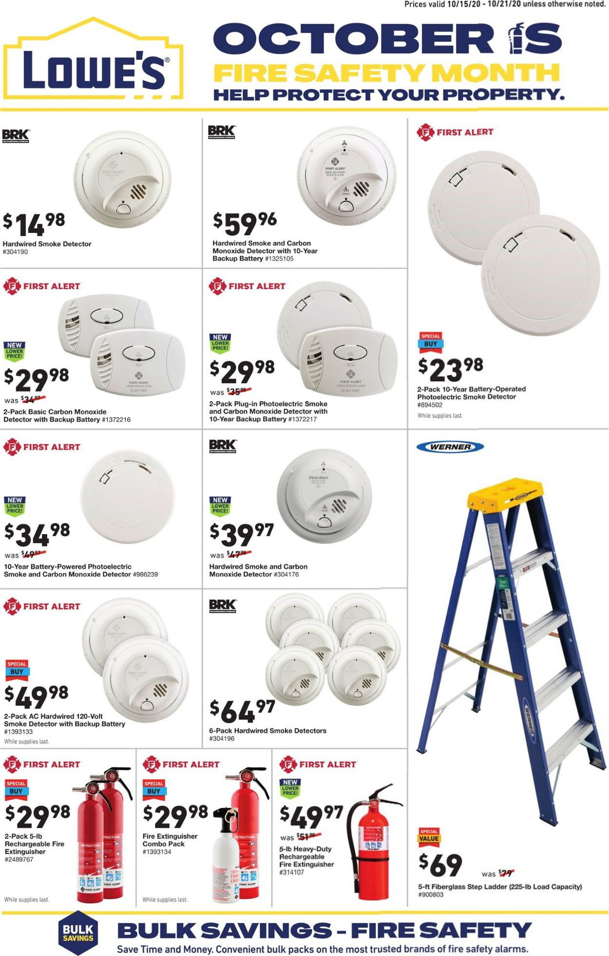 Catalogue Lowe's from 10/15/2020
