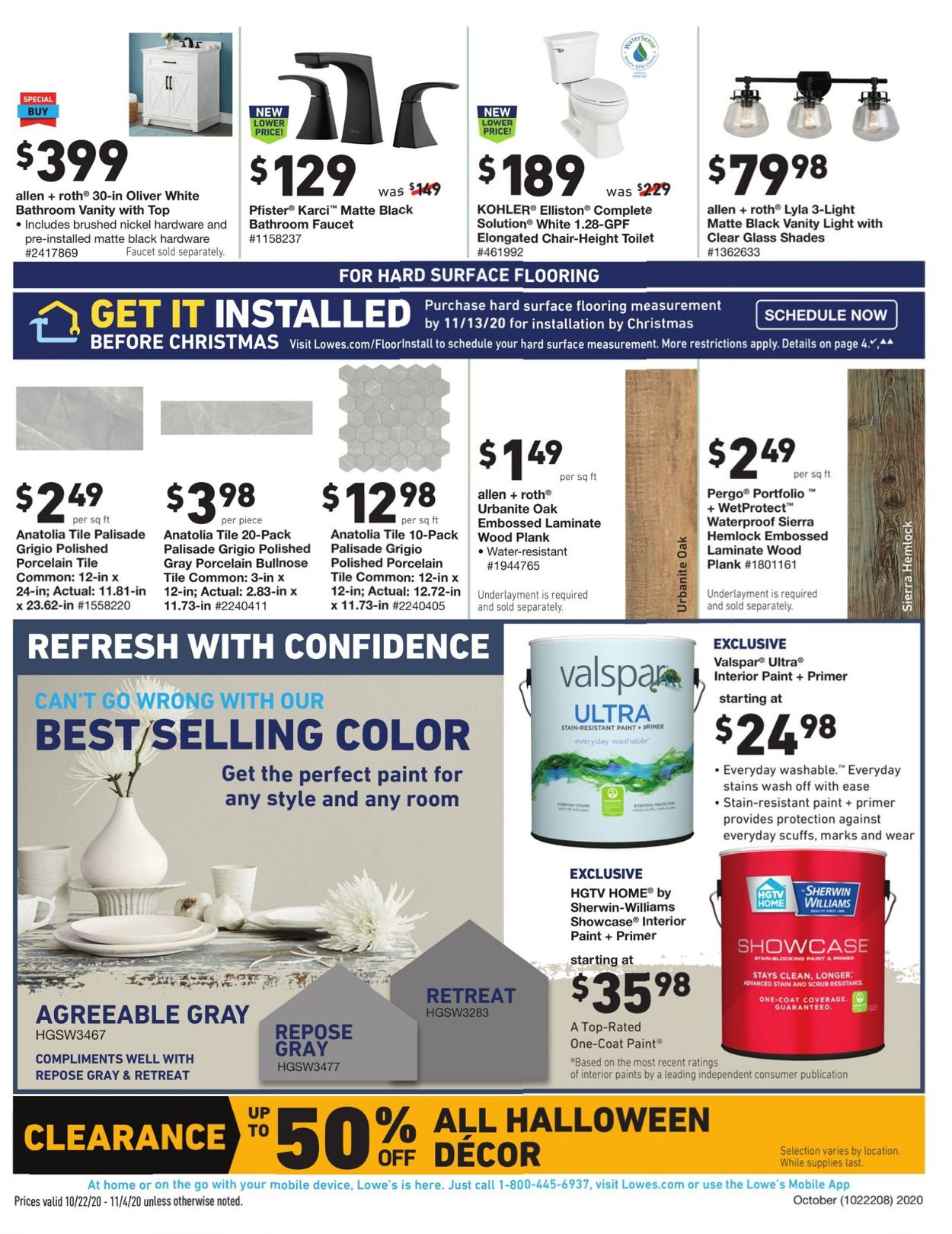 Catalogue Lowe's from 10/22/2020