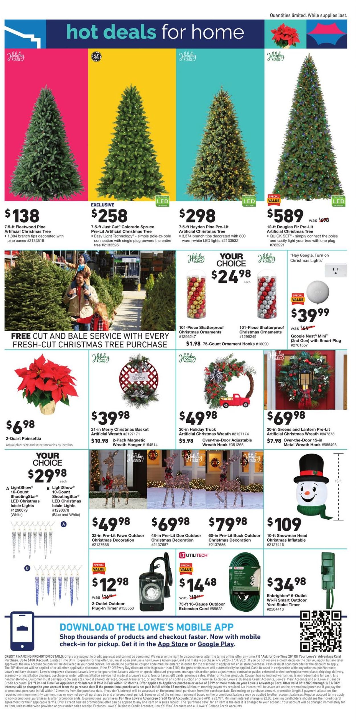 Catalogue Lowe's Holidays 2020 from 11/19/2020