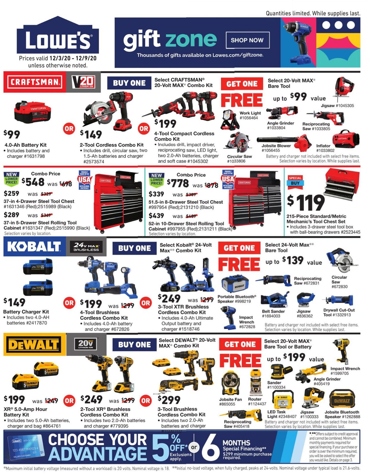 Lowe's Current weekly ad 12/03 12/09/2020