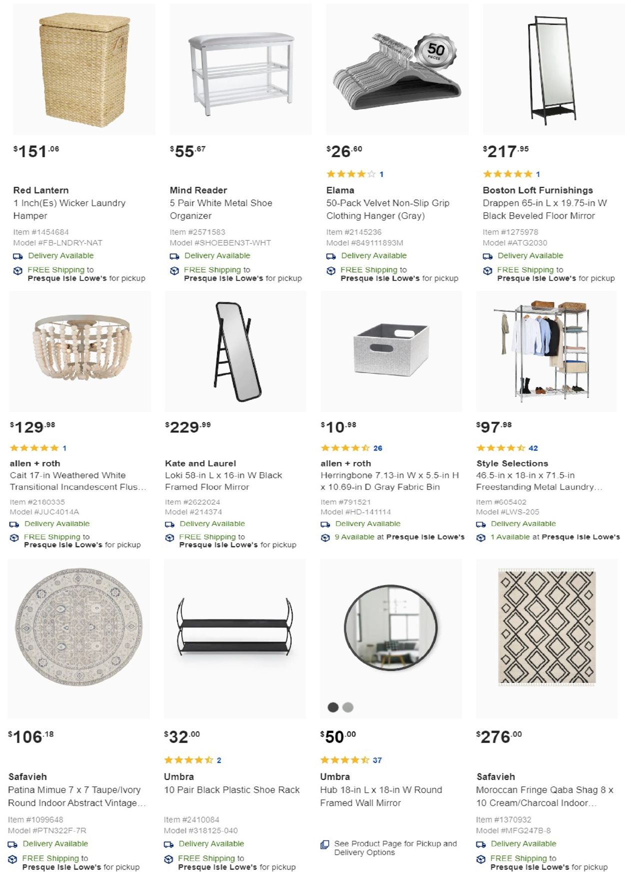Catalogue Lowe's from 01/07/2021