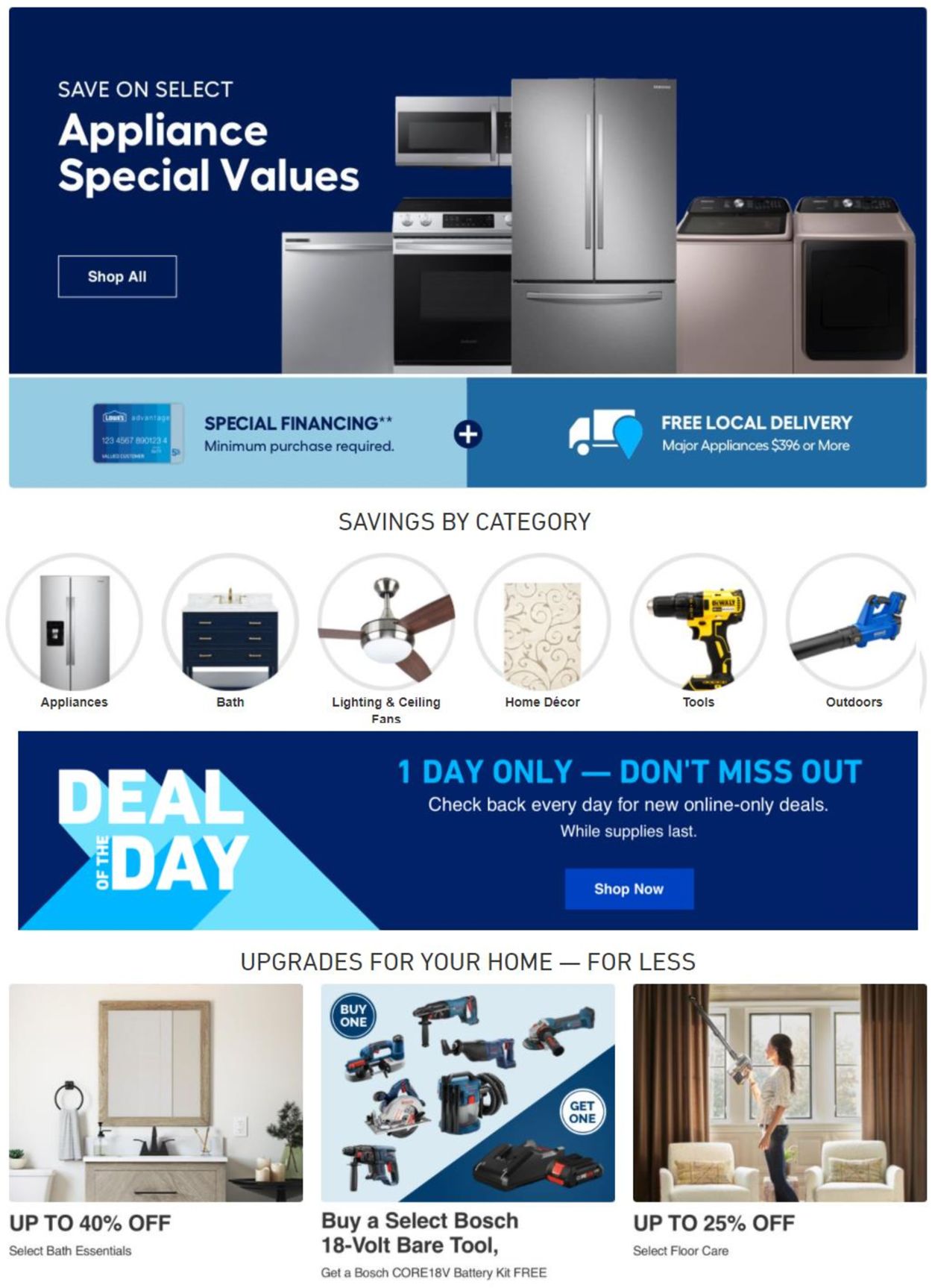 Catalogue Lowe's from 02/01/2021