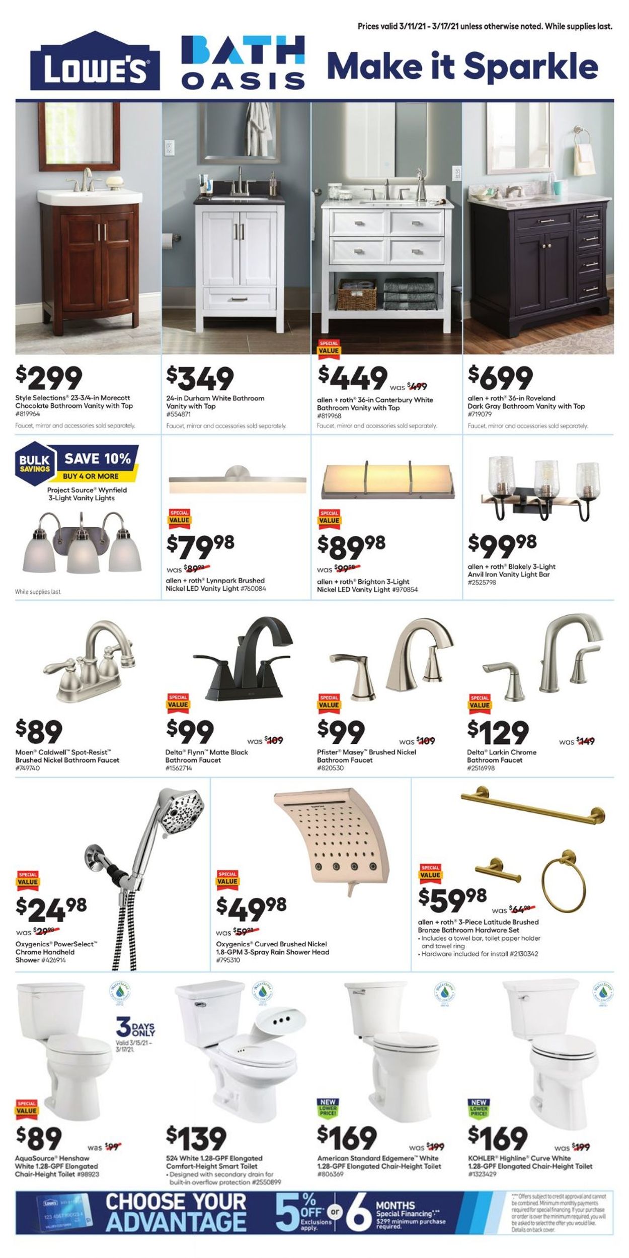 Catalogue Lowe's from 03/11/2021