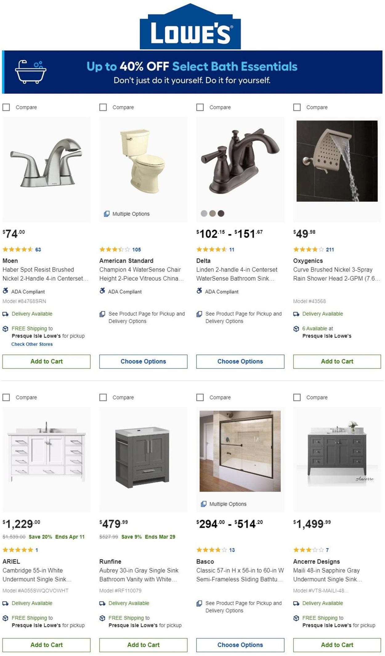 Catalogue Lowe's from 03/29/2021