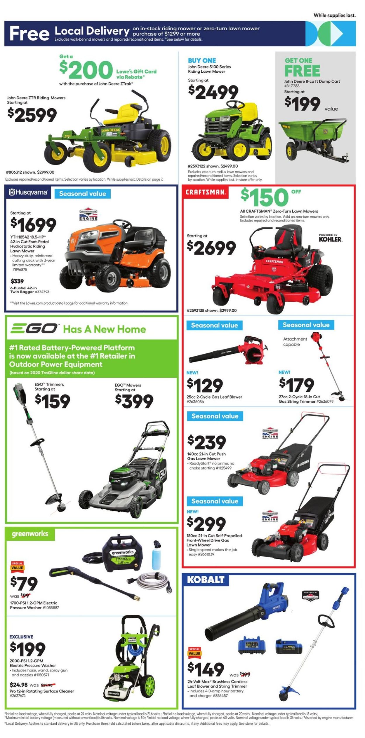 Catalogue Lowe's from 04/08/2021