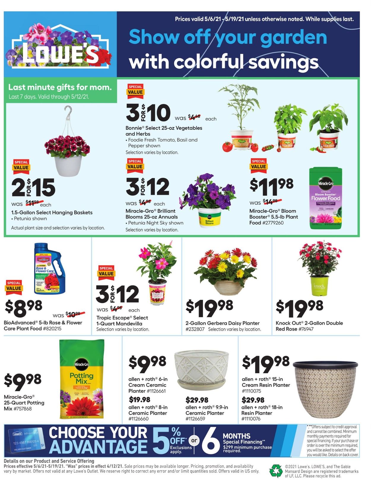 Lowe's Current weekly ad 05/06 05/19/2021