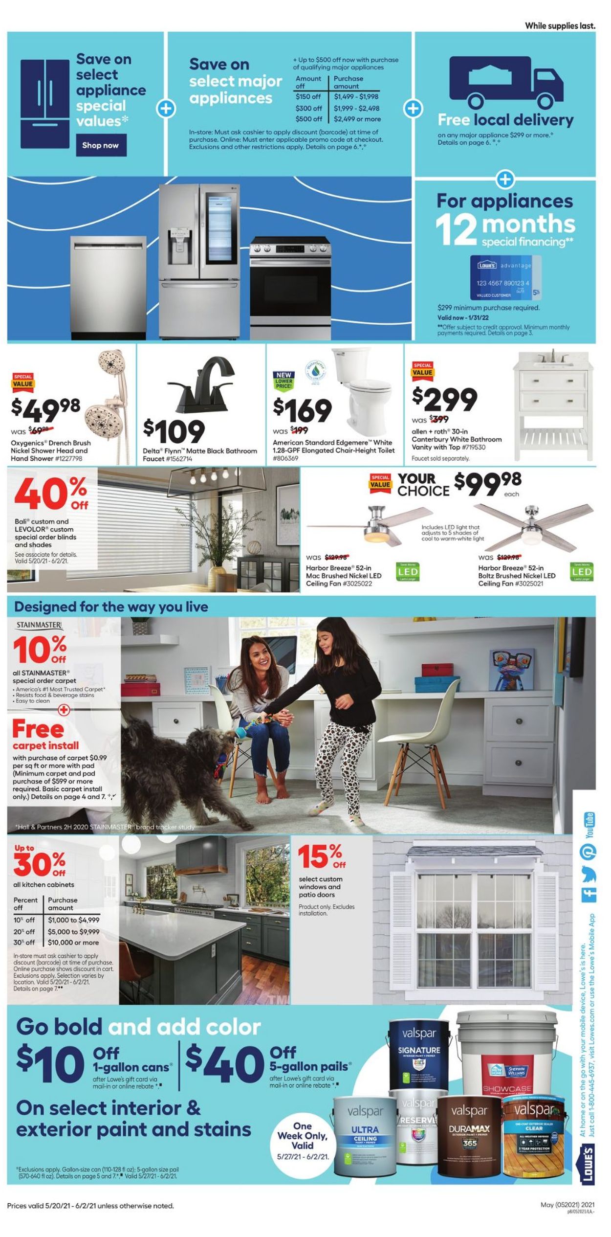 Catalogue Lowe's from 05/20/2021