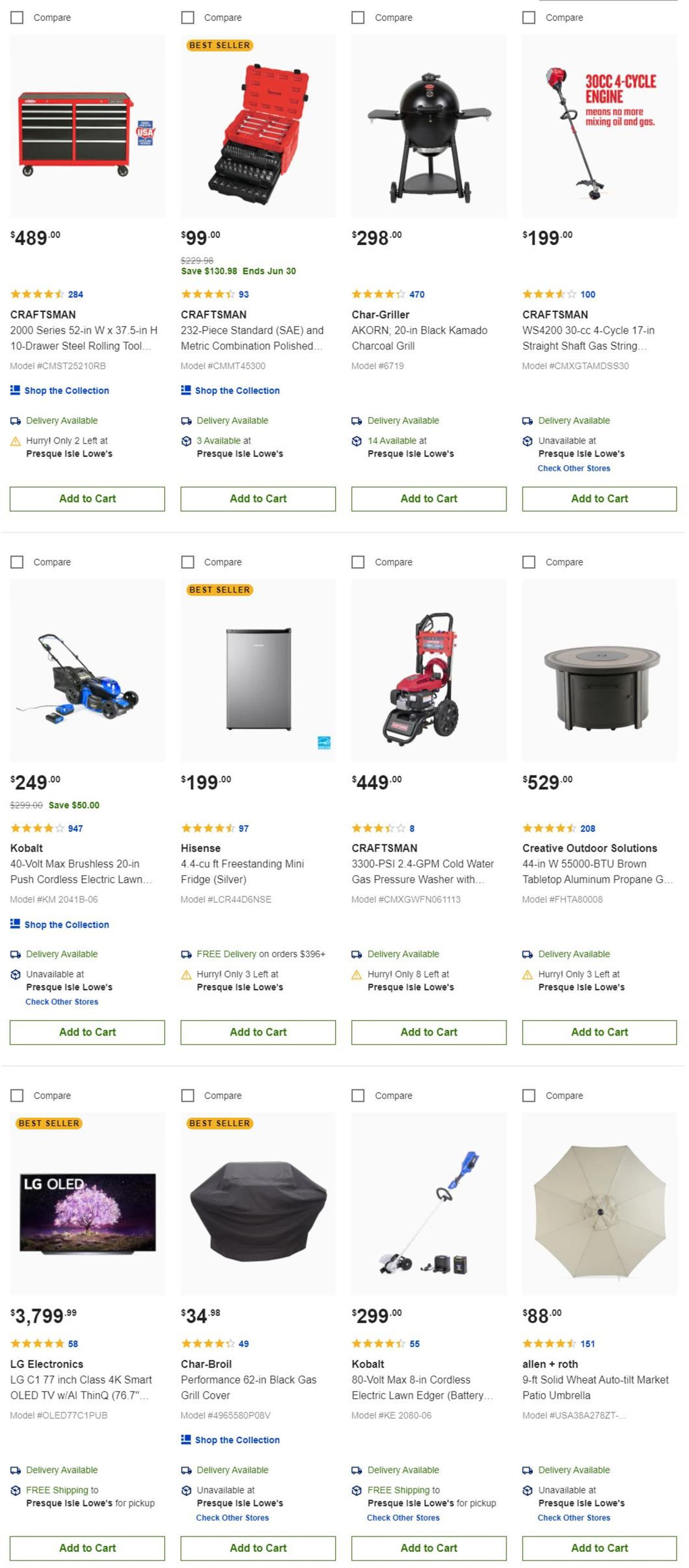Catalogue Lowe's from 06/07/2021