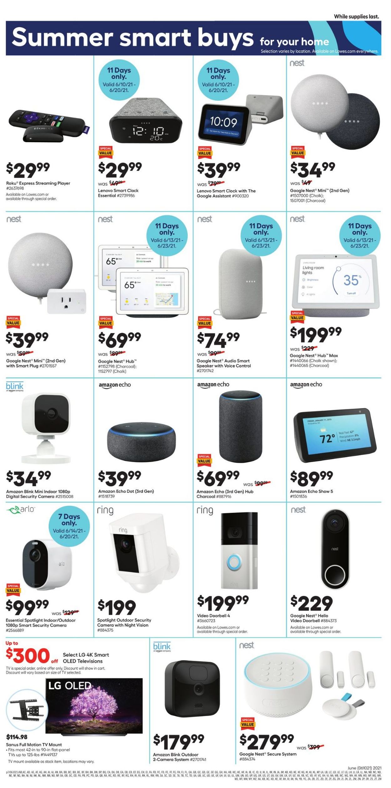 Catalogue Lowe's from 06/10/2021