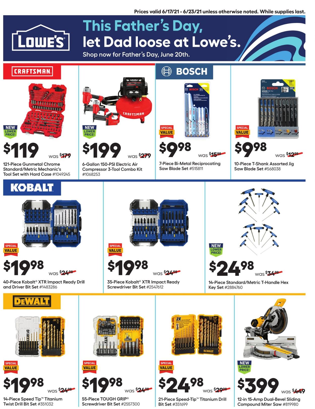 Catalogue Lowe's from 06/17/2021