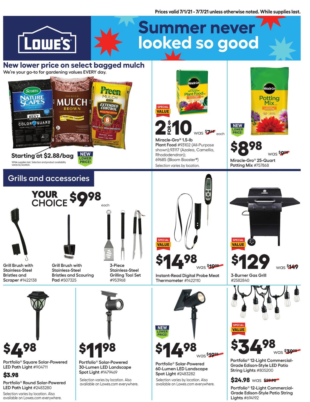 Catalogue Lowe's from 07/01/2021