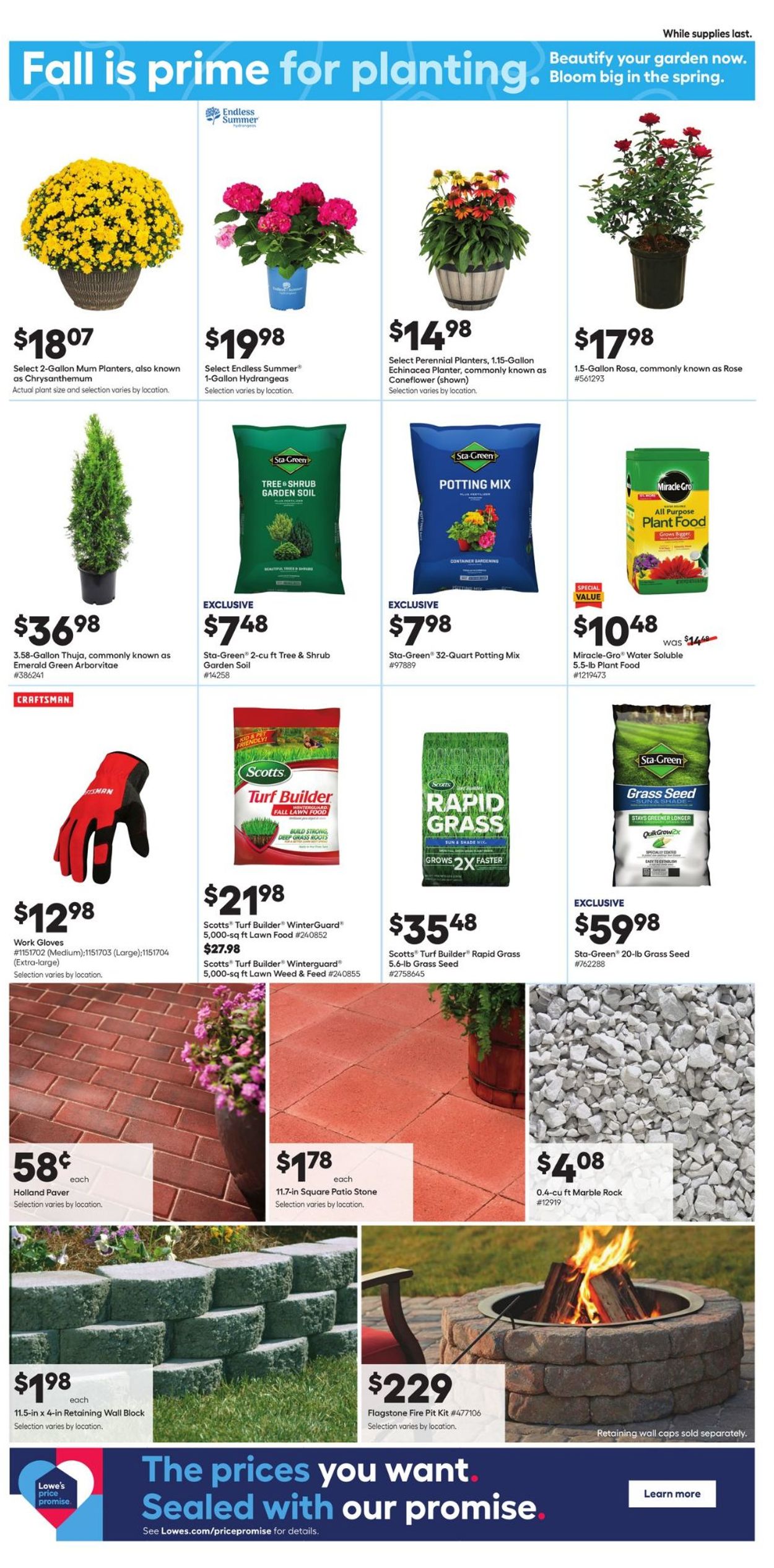 Catalogue Lowe's from 08/26/2021