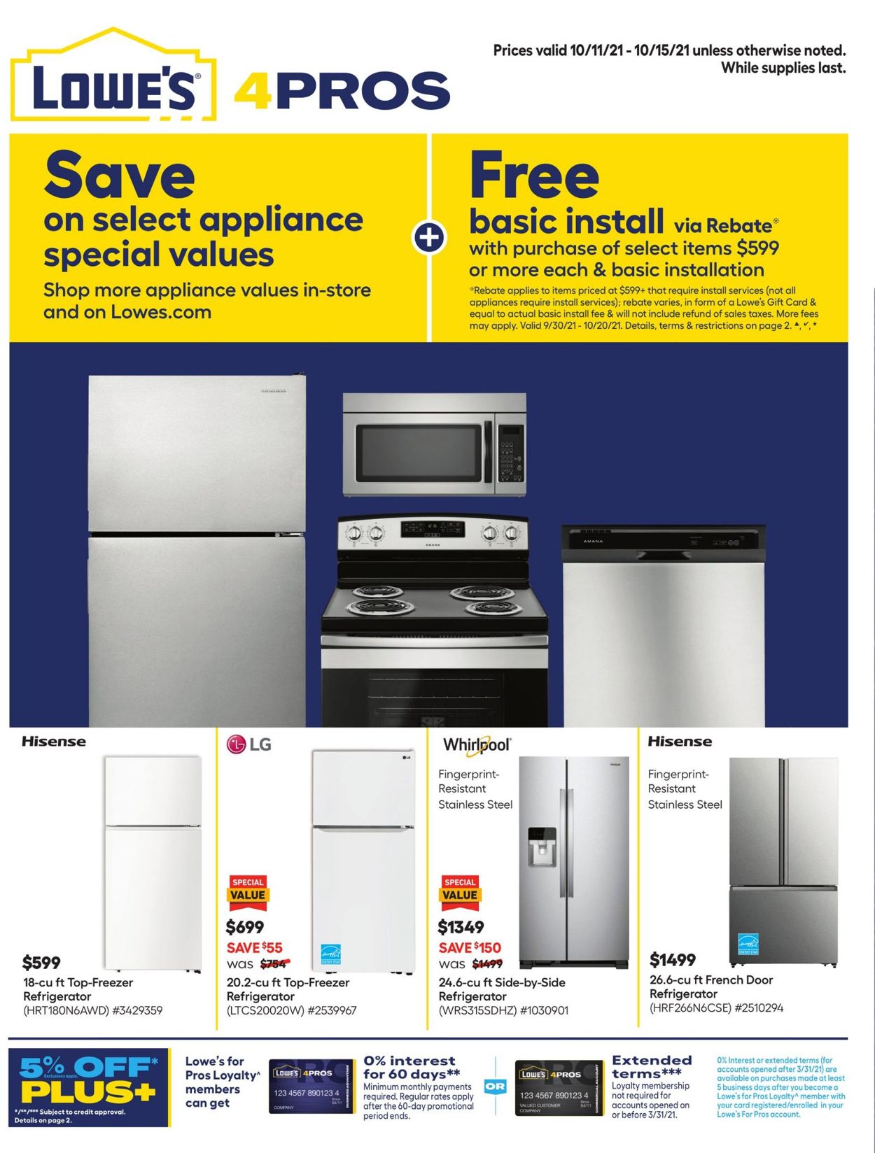 Catalogue Lowe's from 10/11/2021