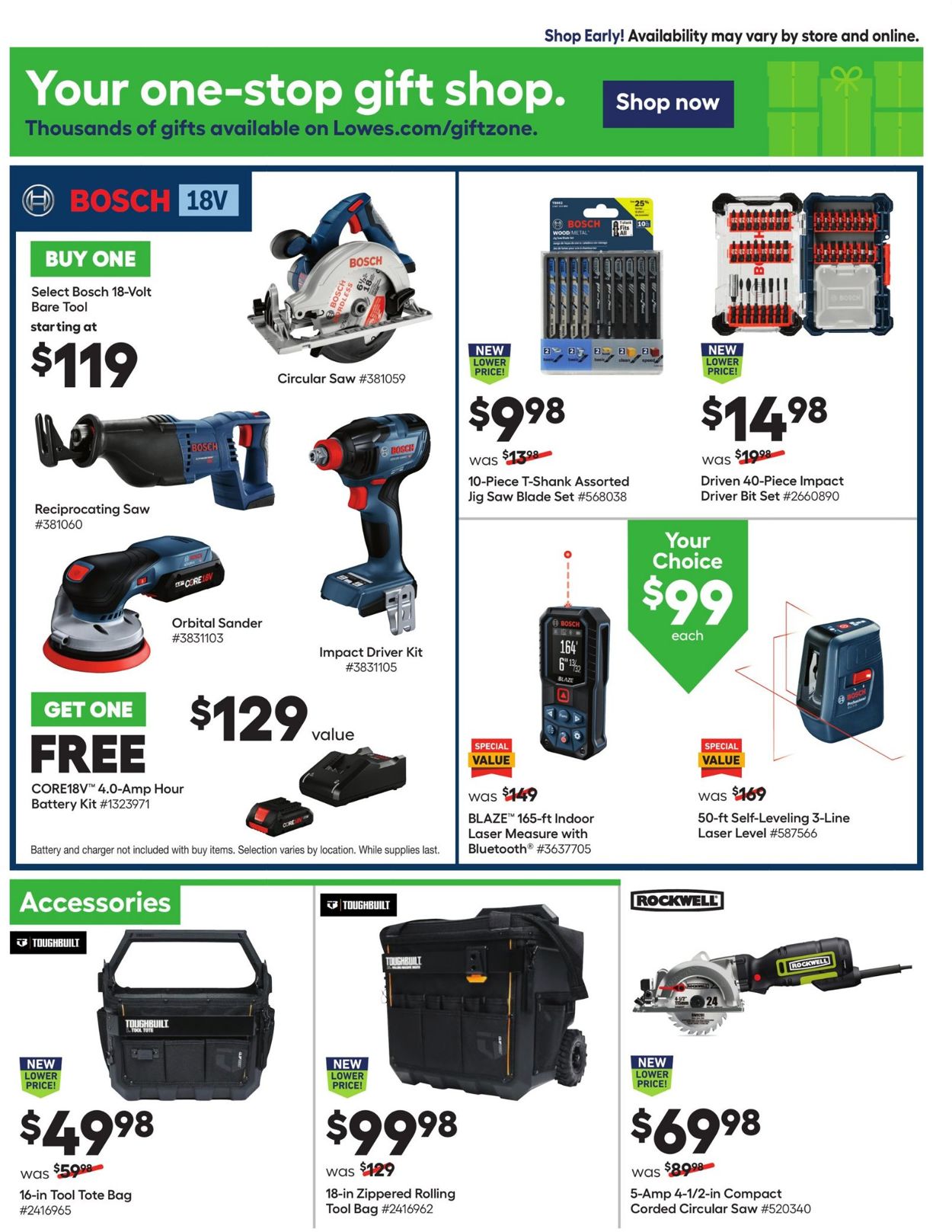 Catalogue Lowe's HOLIDAY 2021 from 11/11/2021