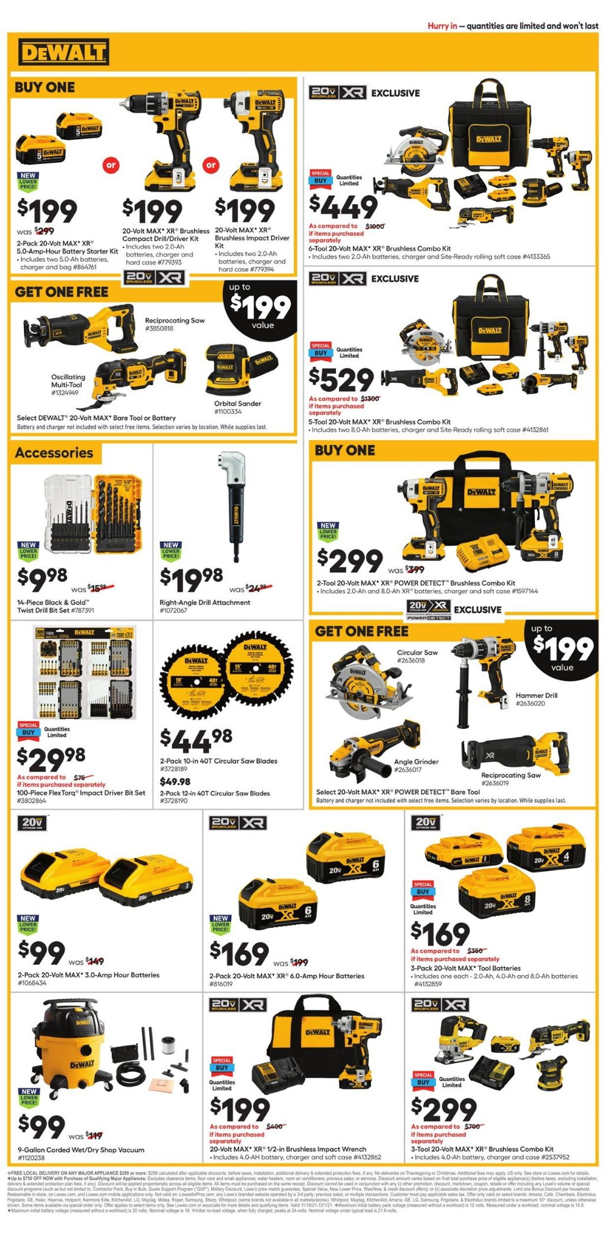 Catalogue Lowe's BLACK FRIDAY 2021 from 11/18/2021