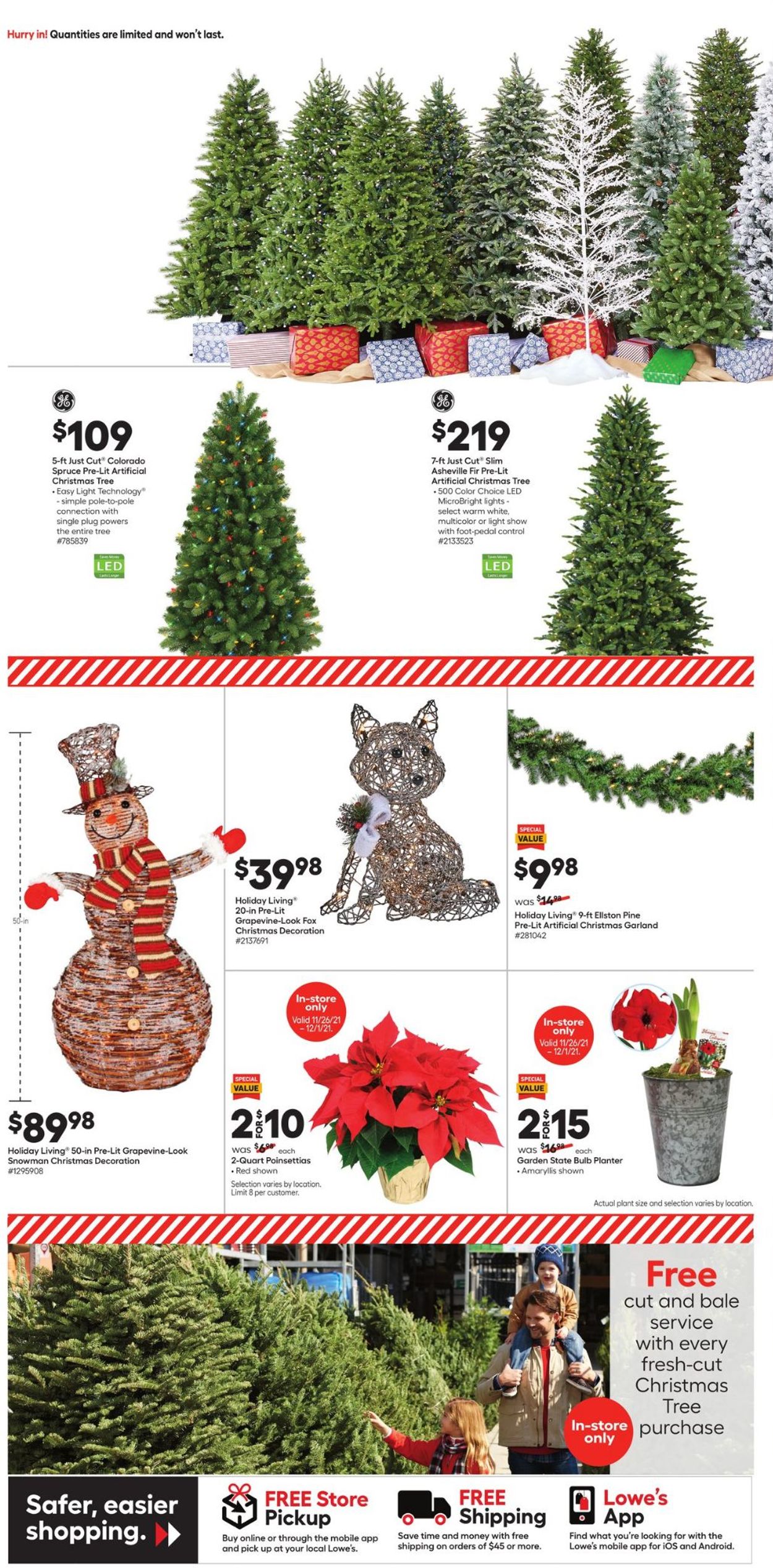 Catalogue Lowe's BLACK FRIDAY WEEK 2021 from 11/25/2021