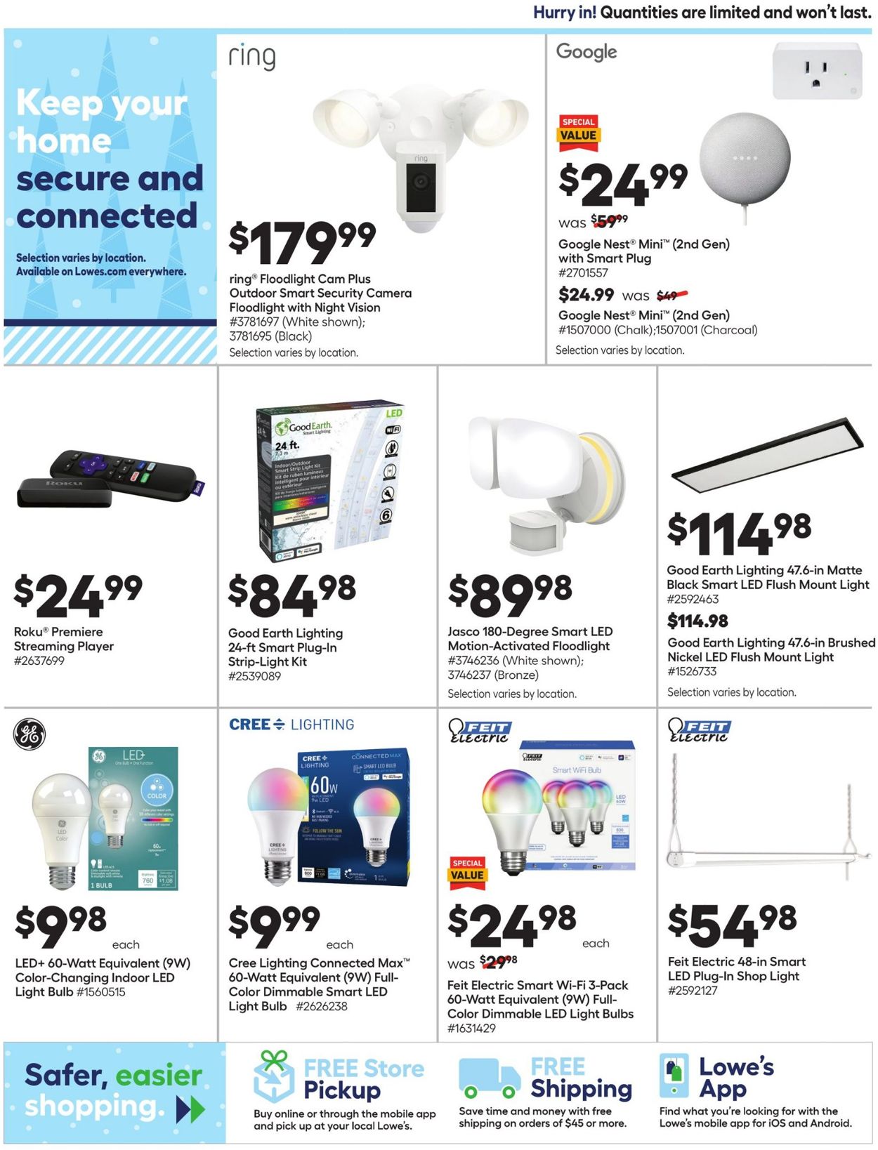 Catalogue Lowe's HOLIDAY 2021 from 12/02/2021