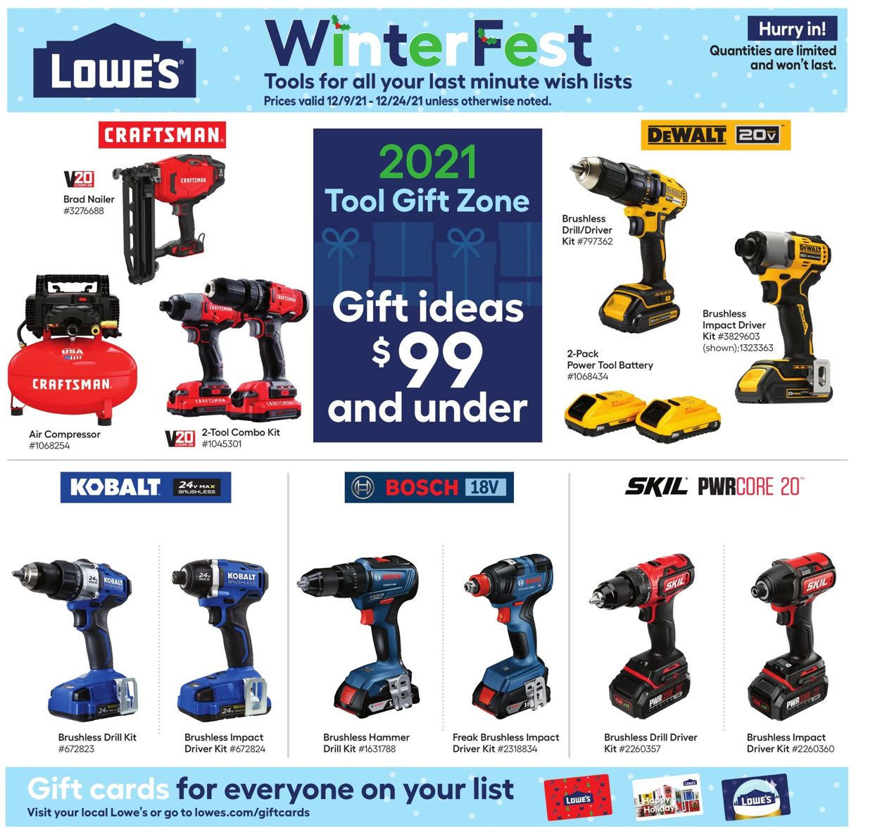 Catalogue Lowe's - HOLIDAY 2021 from 12/09/2021