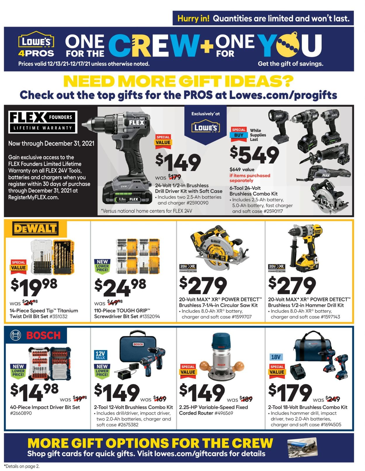 Catalogue Lowe's from 12/13/2021
