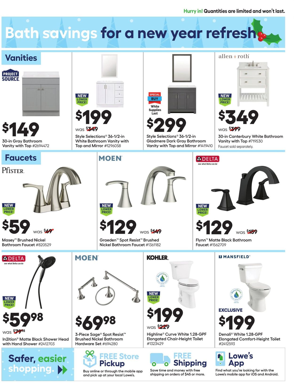 Catalogue Lowe's from 12/25/2021
