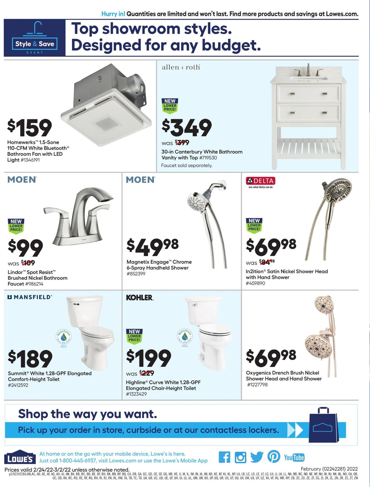 Catalogue Lowe's from 02/24/2022