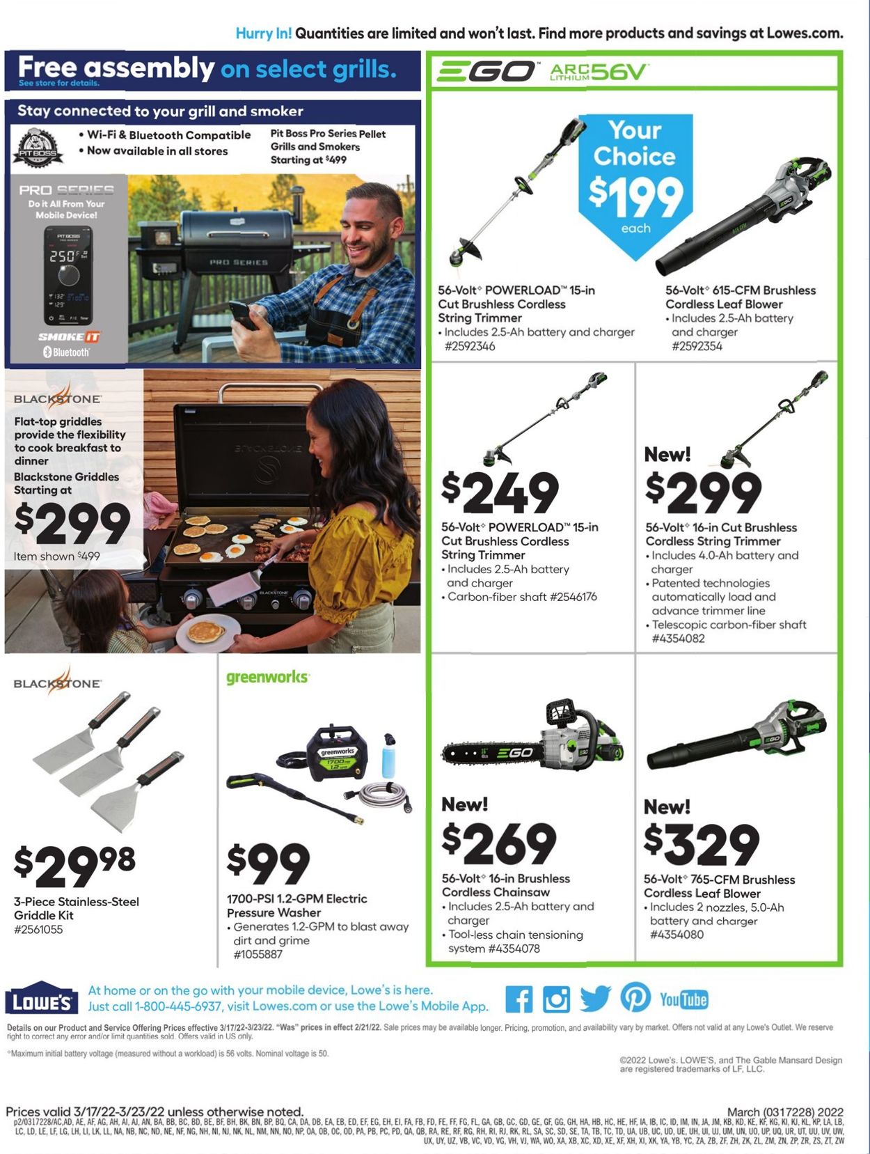 Catalogue Lowe's from 03/17/2022
