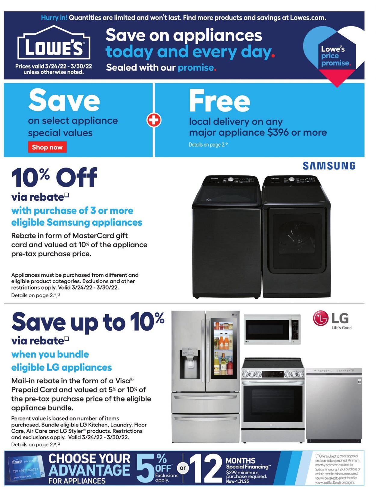 Catalogue Lowe's from 03/24/2022