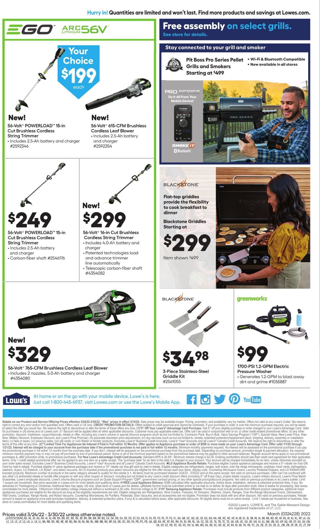 Catalogue Lowe's from 03/24/2022