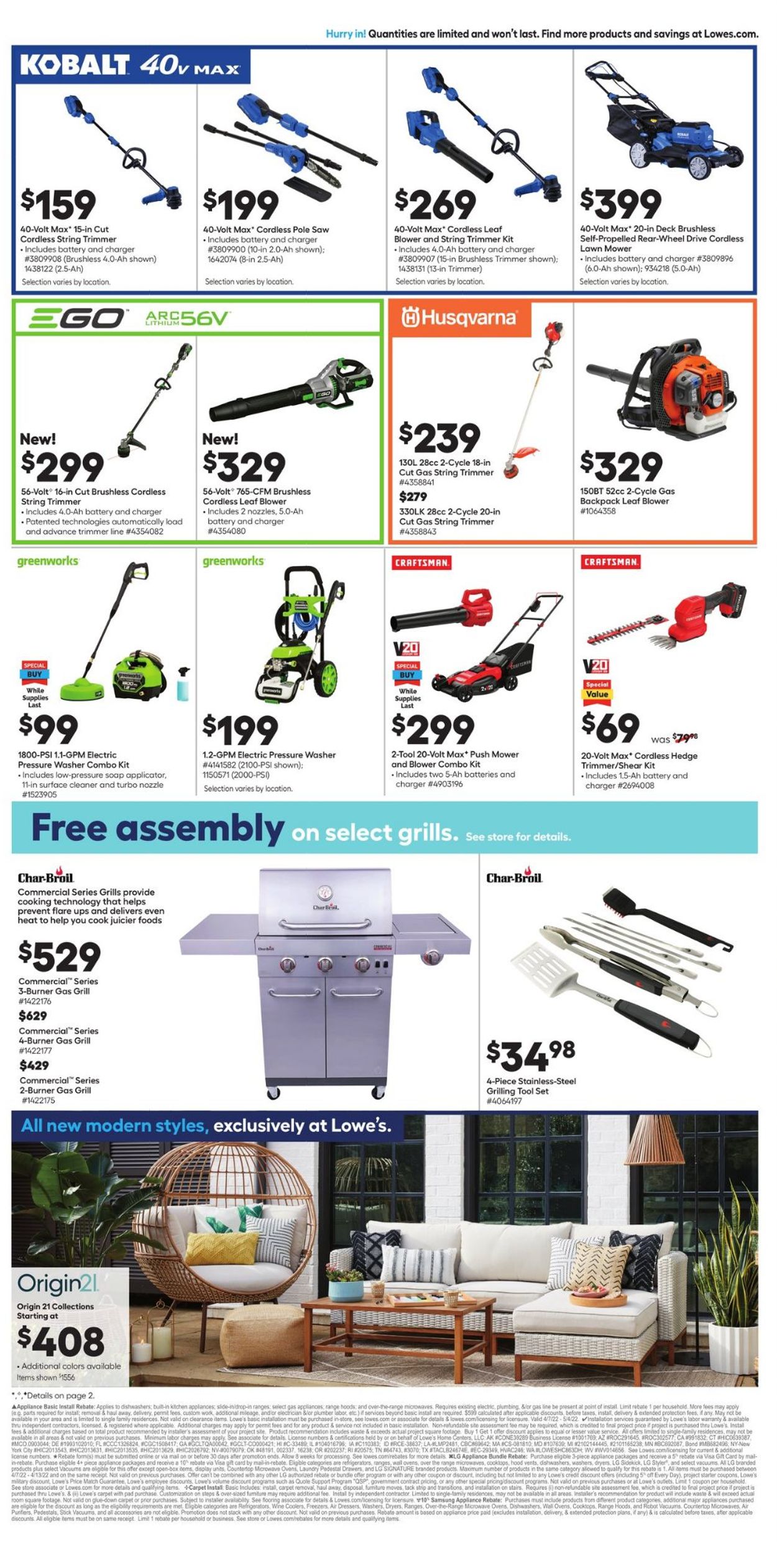 Catalogue Lowe's from 04/07/2022