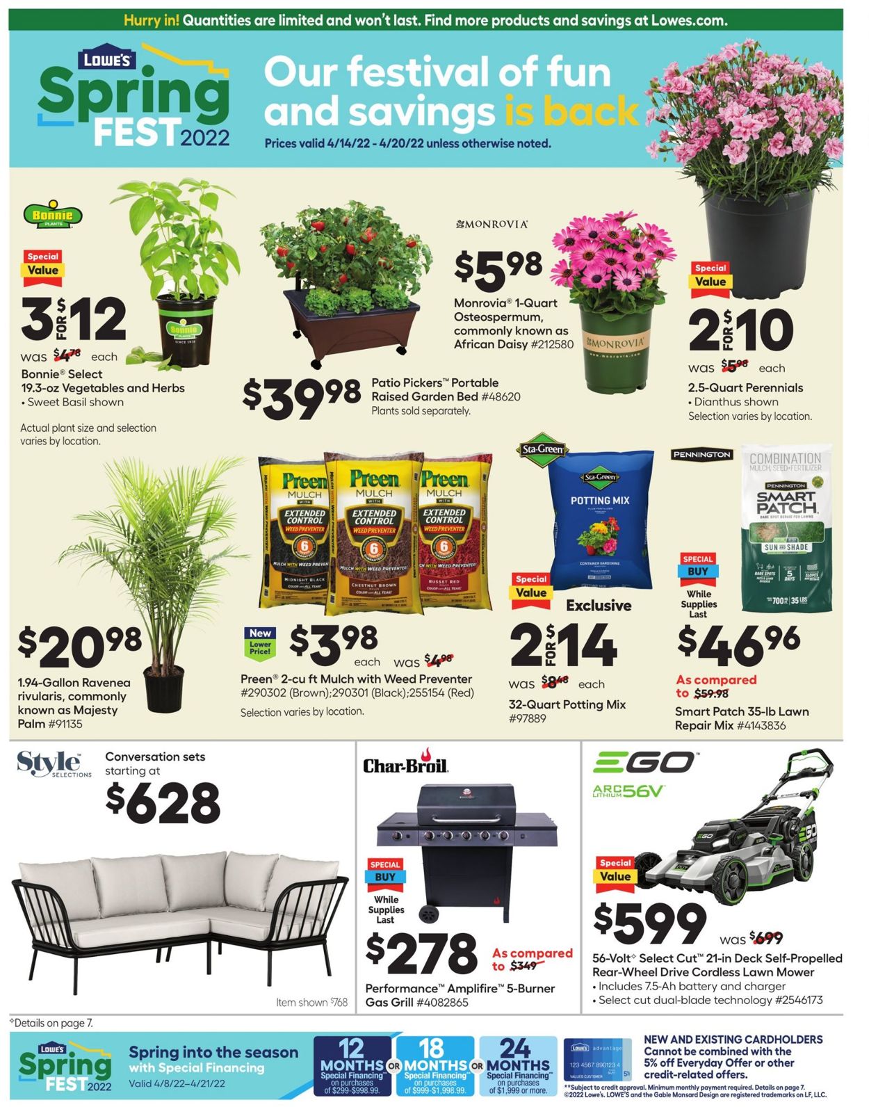 Catalogue Lowe's from 04/14/2022