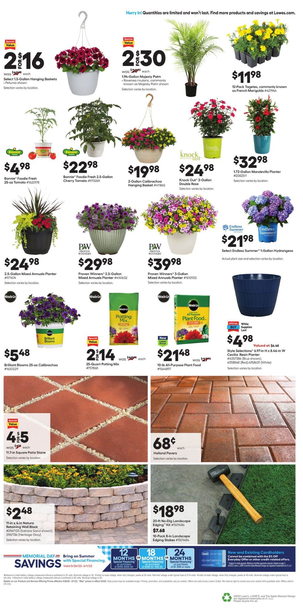 Catalogue Lowe's from 05/26/2022
