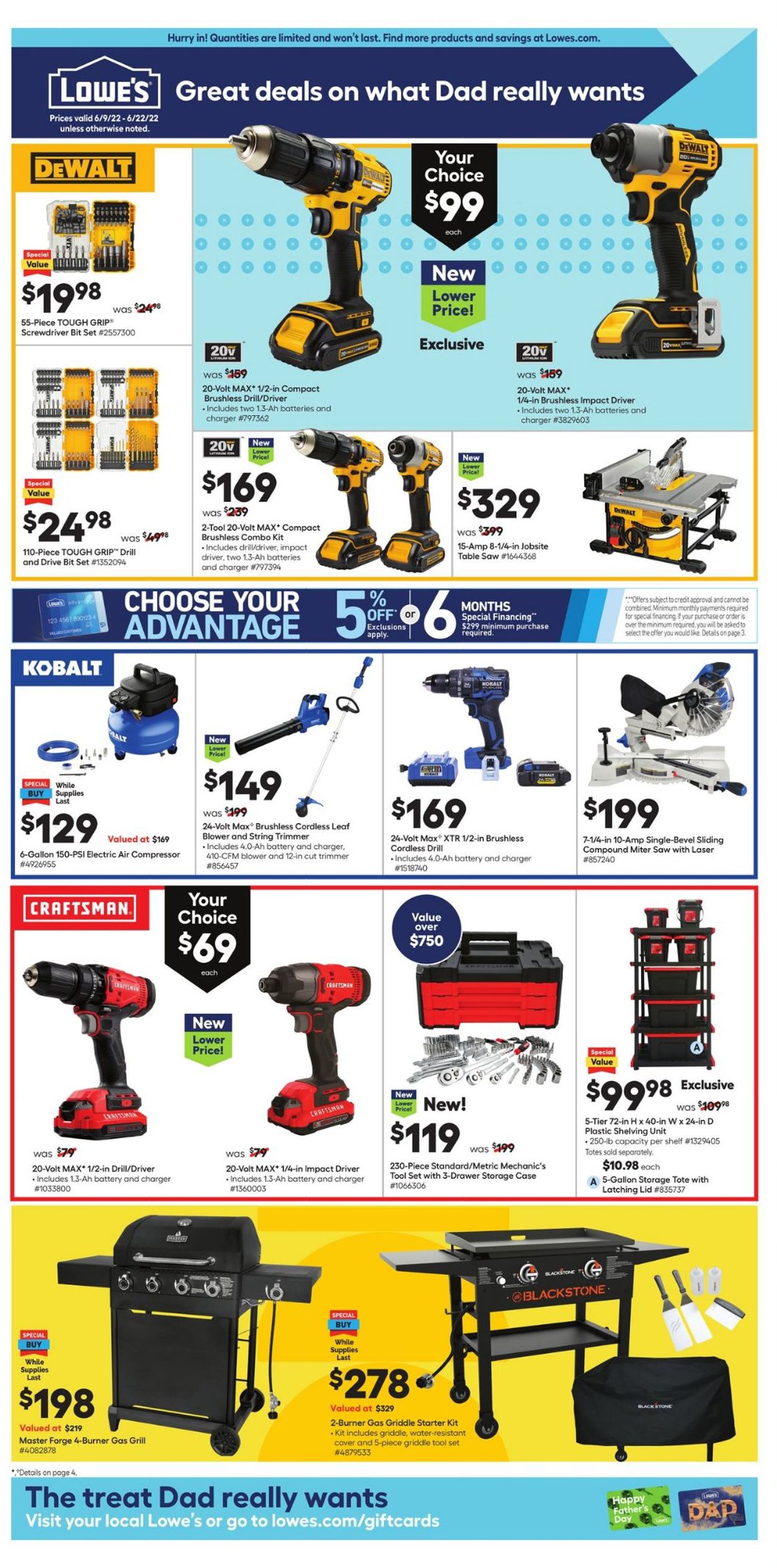 Catalogue Lowe's from 06/09/2022