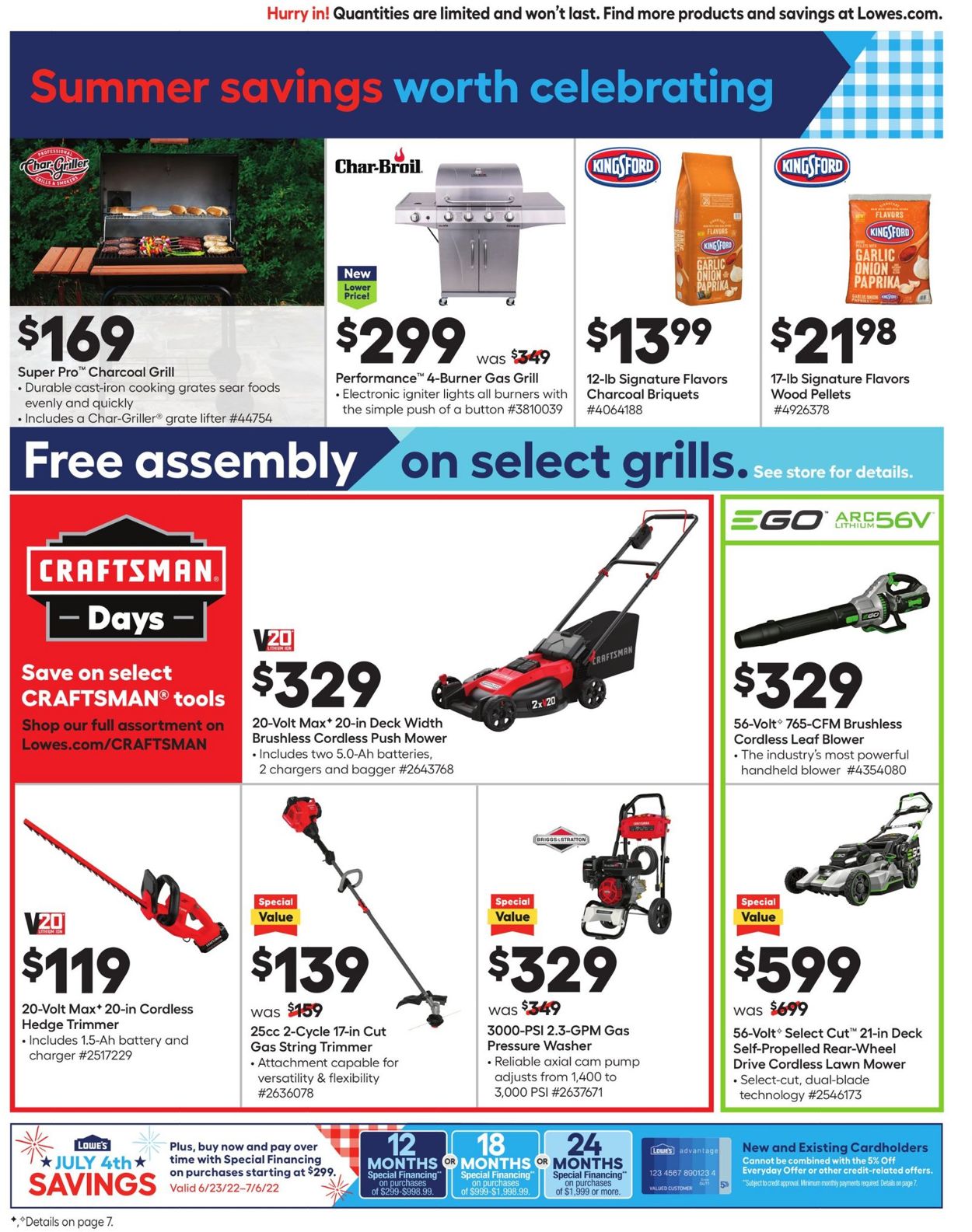 Catalogue Lowe's from 06/23/2022