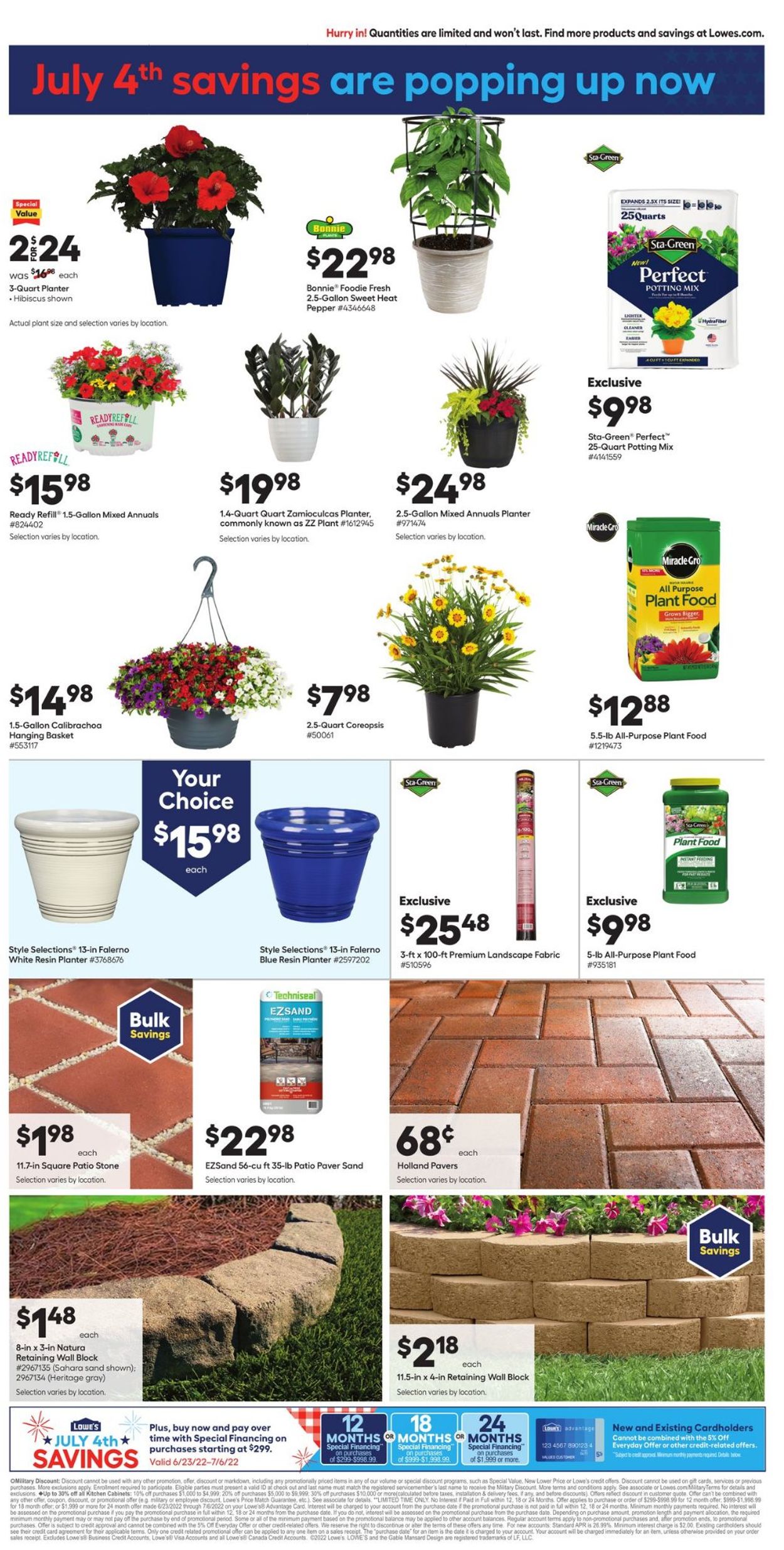 Lowe's 4th of July Sale Current weekly ad 06/30 07/06/2022 [4