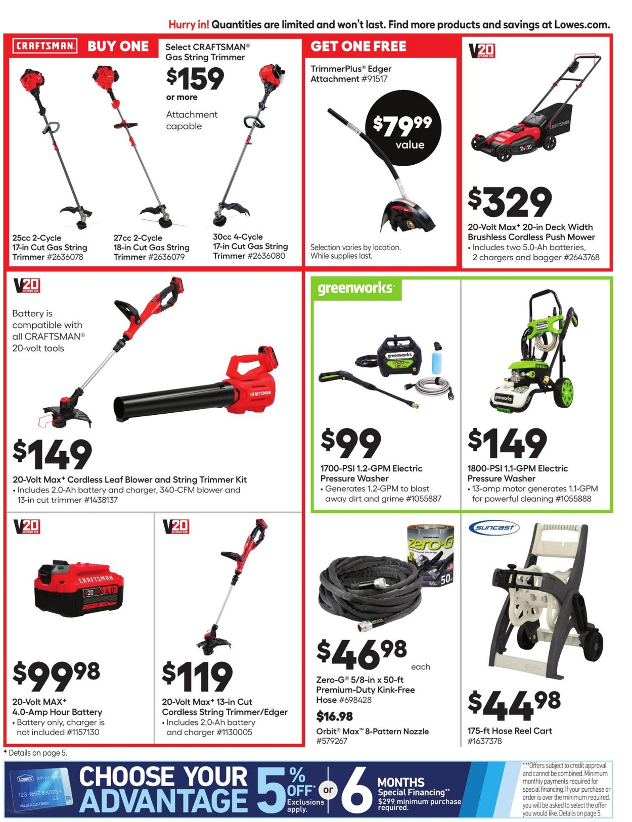 Catalogue Lowe's from 07/07/2022