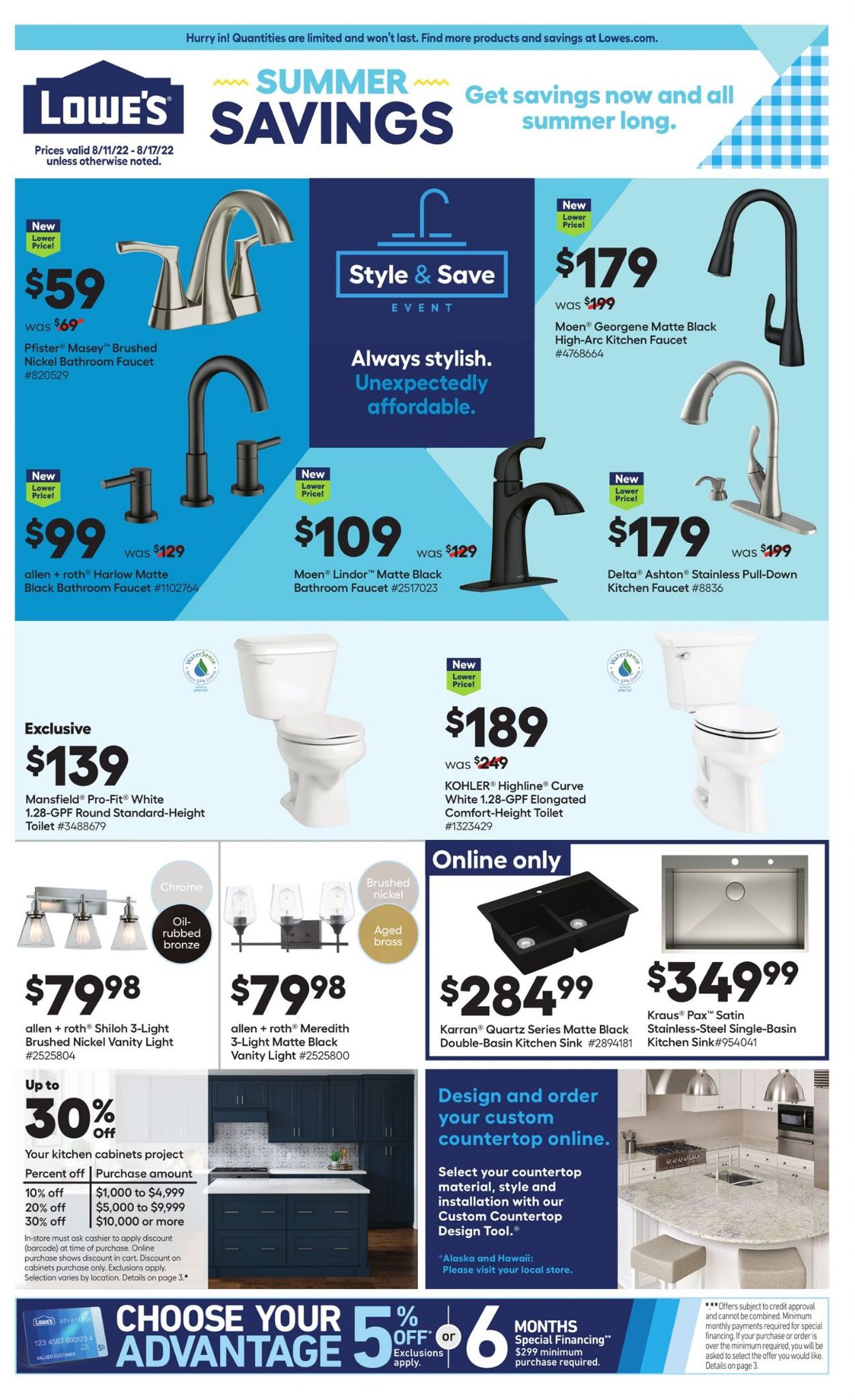 Catalogue Lowe's from 08/11/2022
