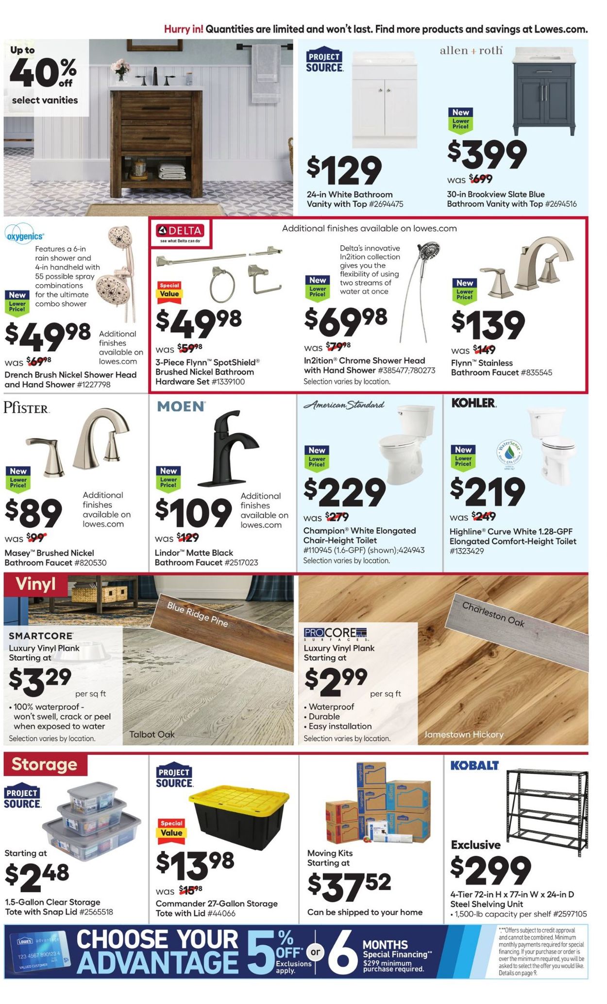 Catalogue Lowe's from 08/25/2022