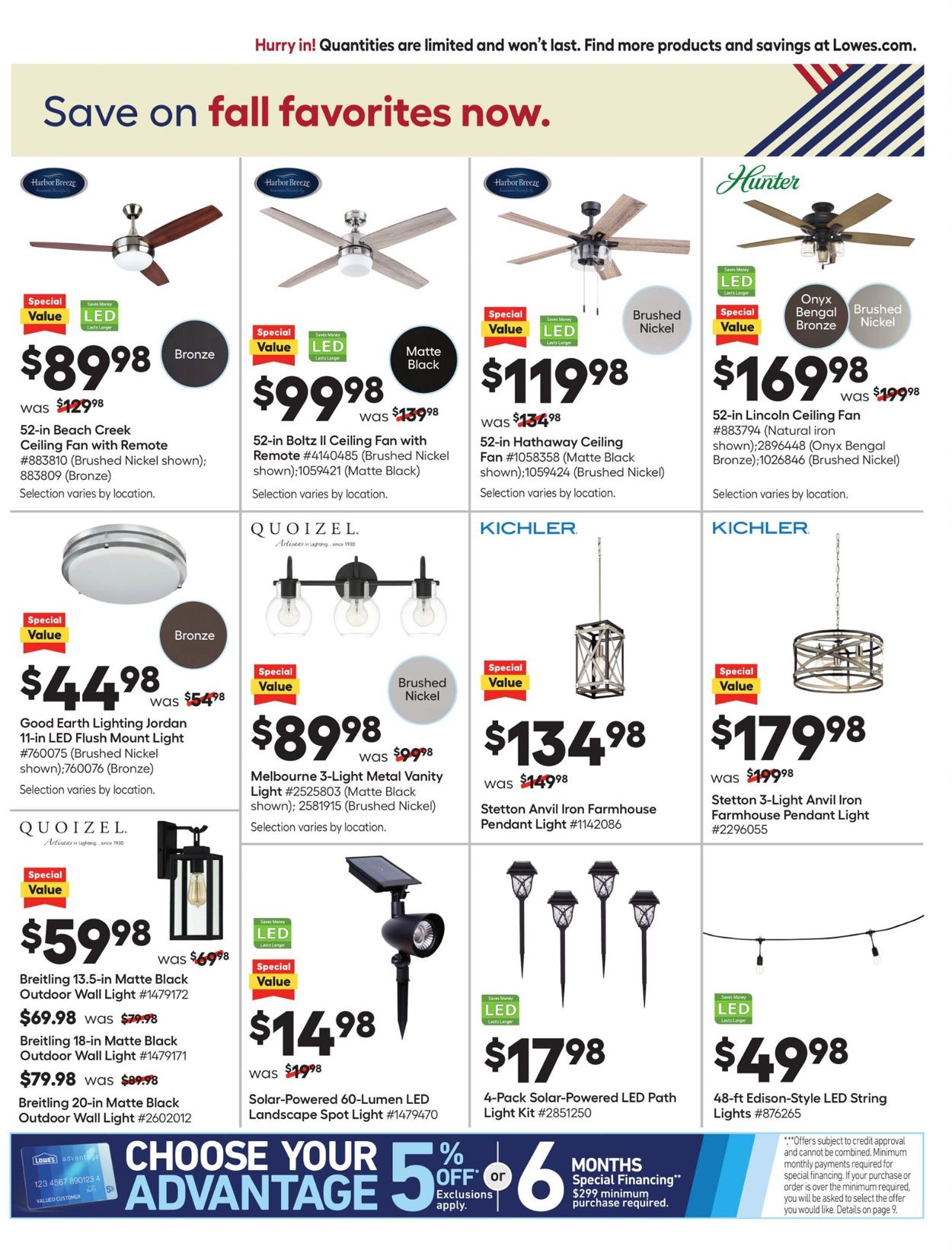 Catalogue Lowe's from 08/25/2022