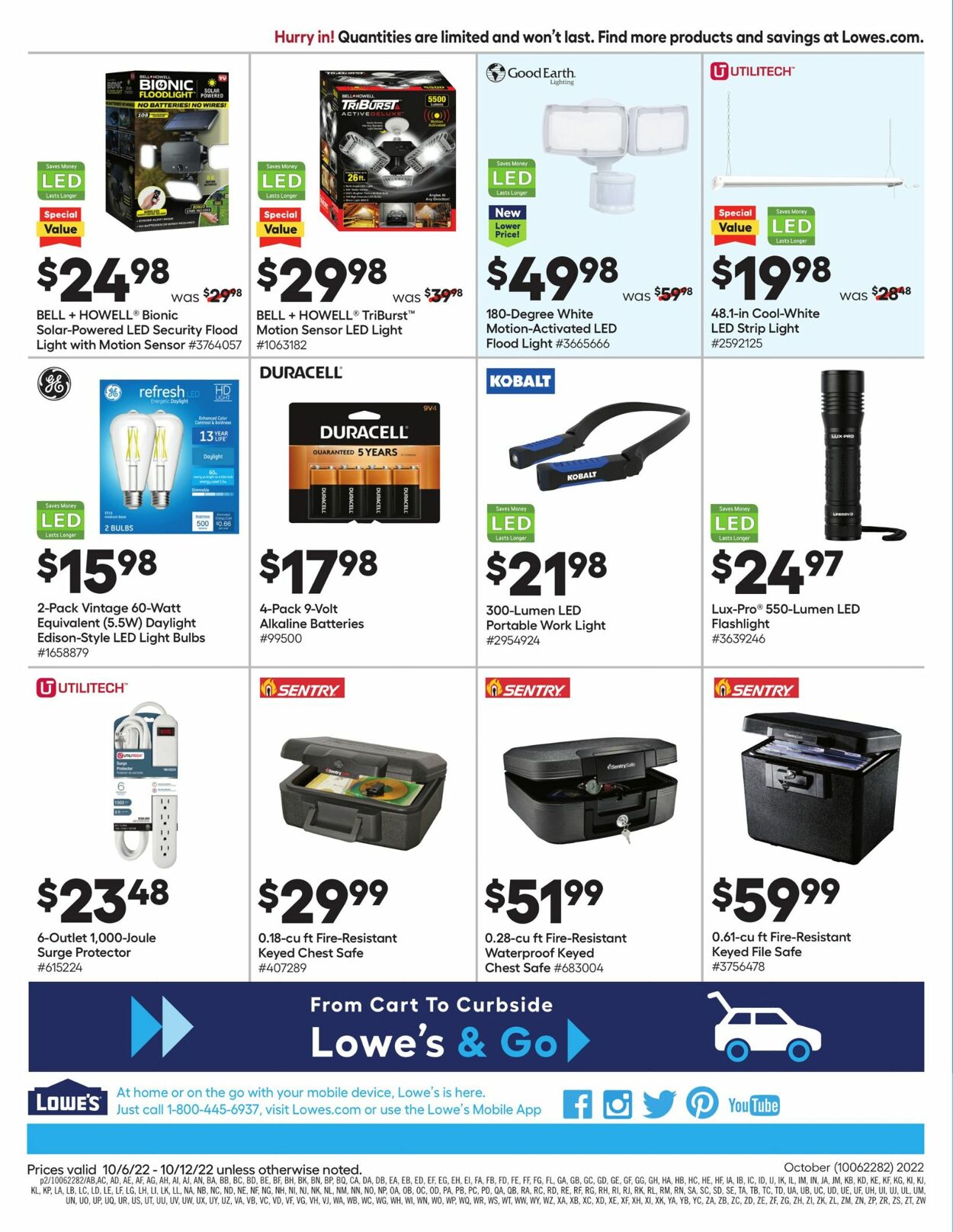 Catalogue Lowe's from 10/06/2022