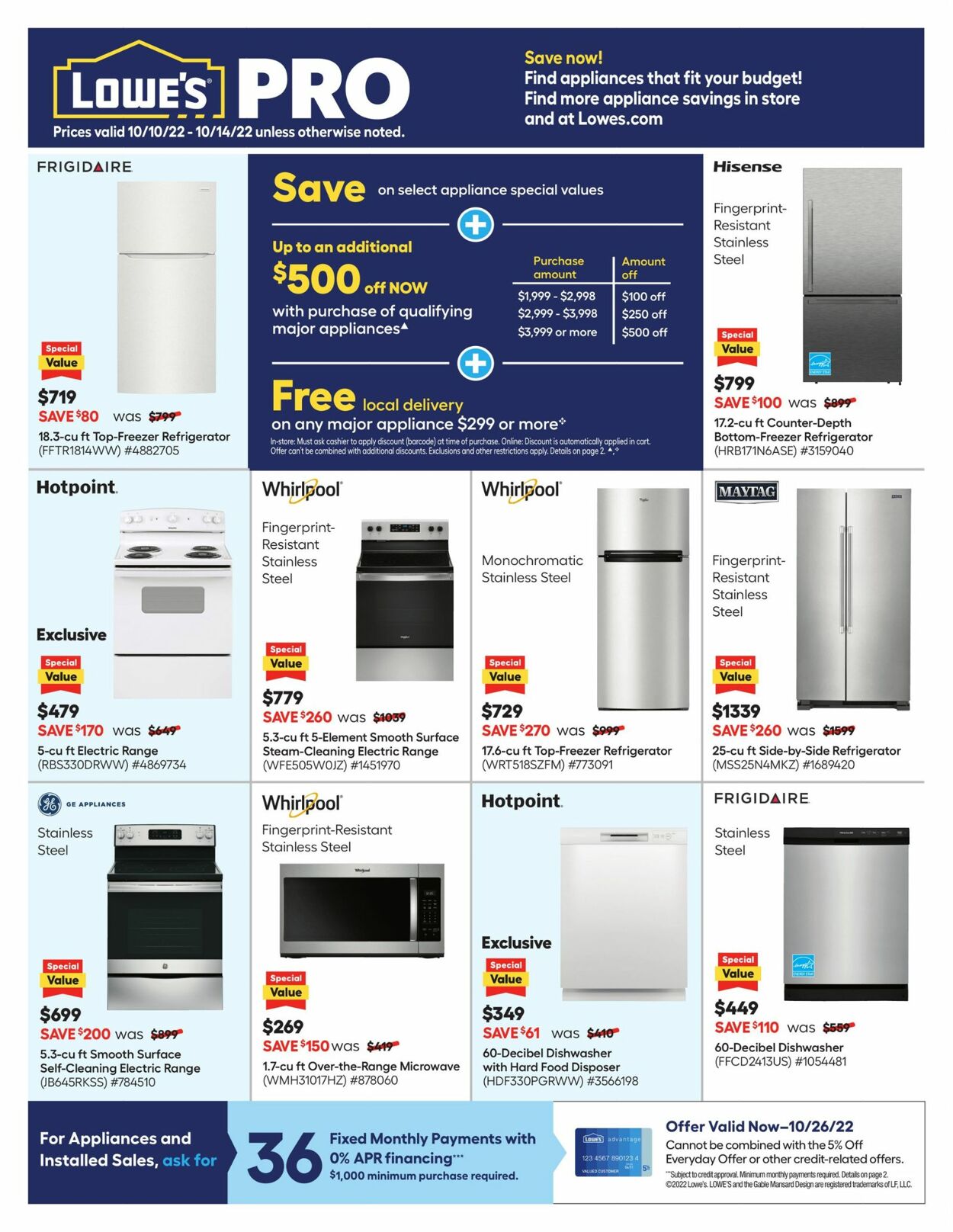 Catalogue Lowe's from 10/10/2022