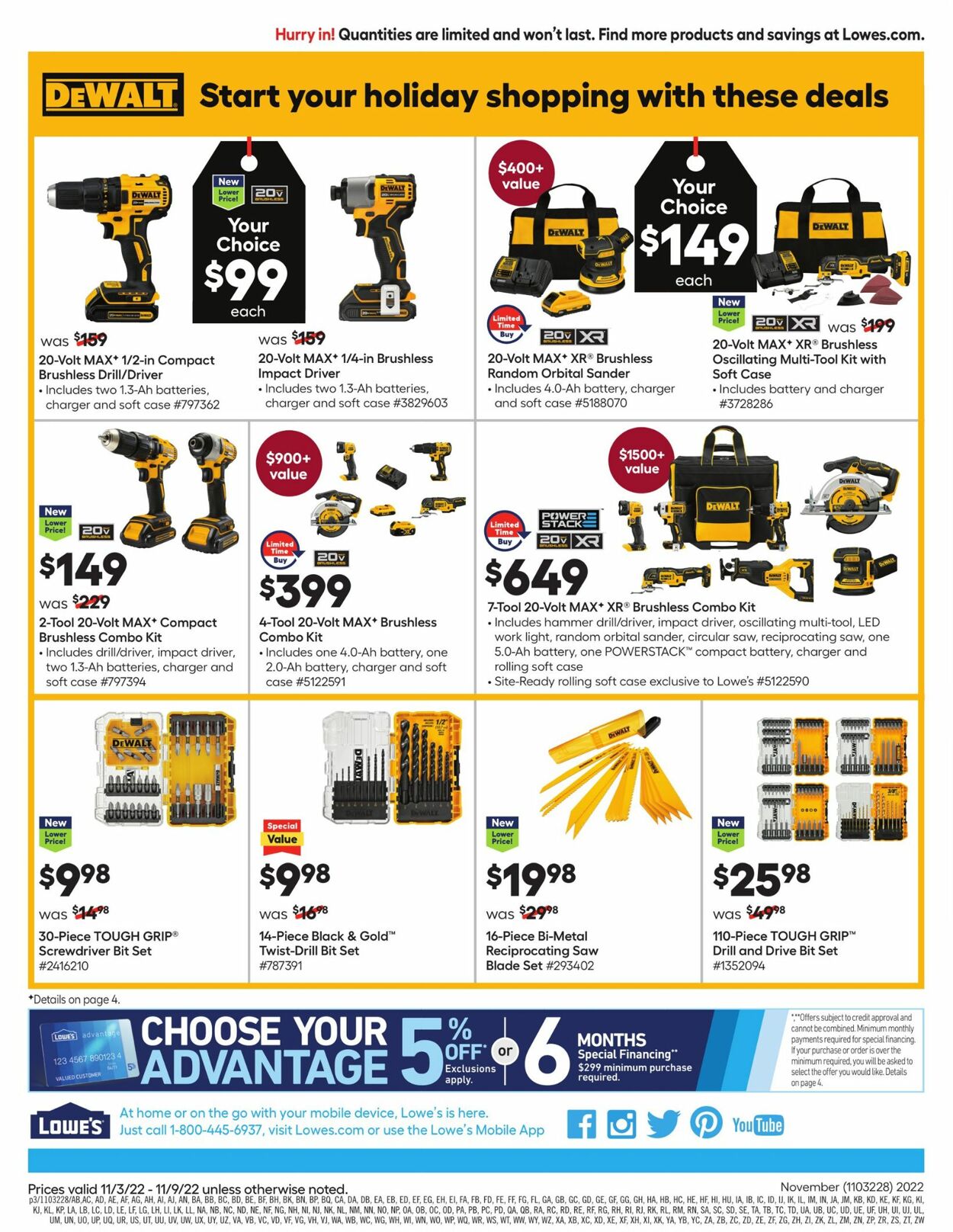 Catalogue Lowe's from 11/03/2022
