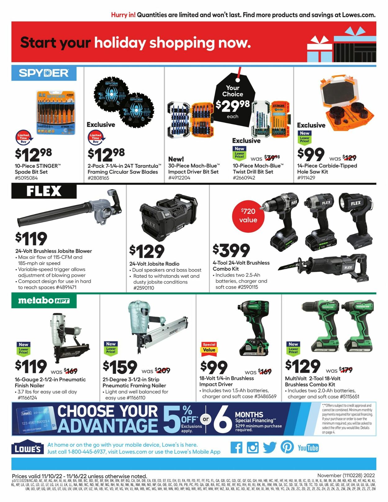 Catalogue Lowe's from 11/10/2022